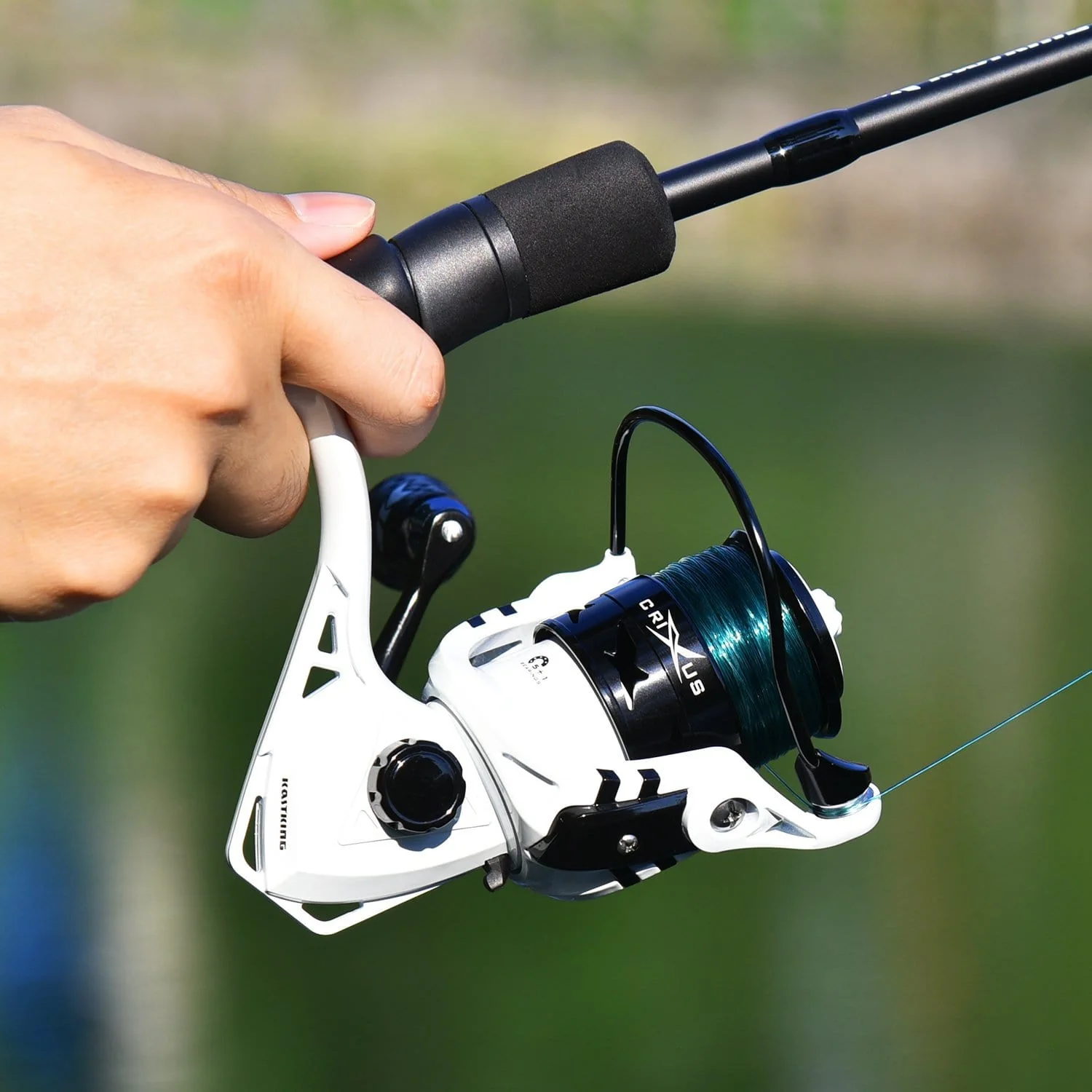KastKing Crixus Spinning Fishing Rod and Reel Combo - Image 8