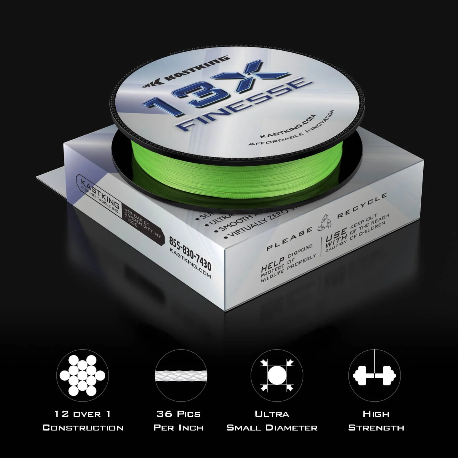 KastKing 13X Finesse Braided Fishing Line - Image 5