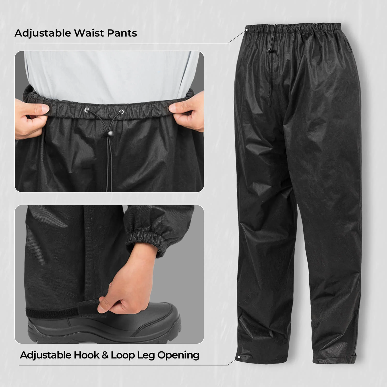 KastKing AquaLite Rain Suit, Waterproof Breathable Lightweight Rainwear - Image 7