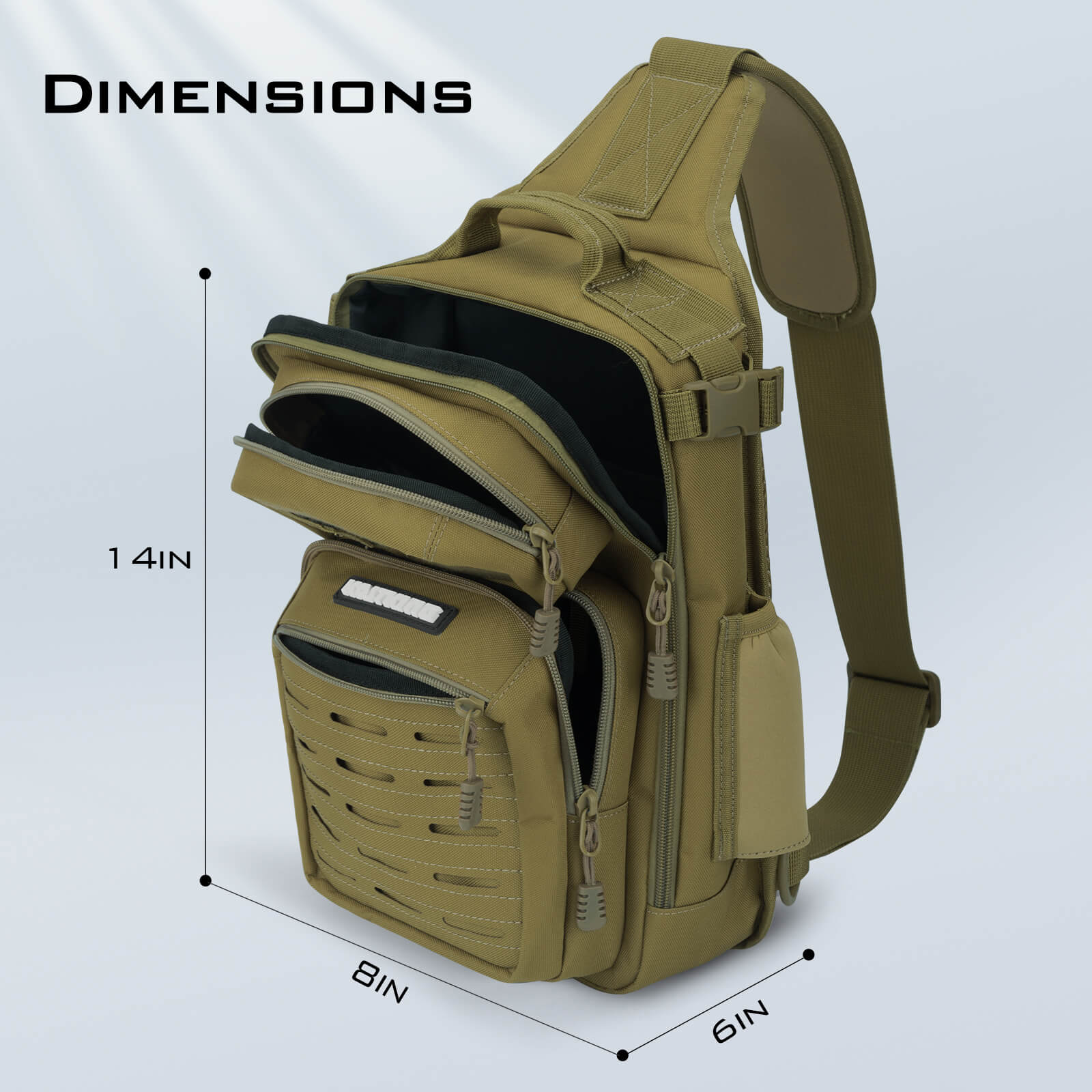 KastKing BlowBak Tactical Fishing Sling Tackle Storage Bag - Image 14