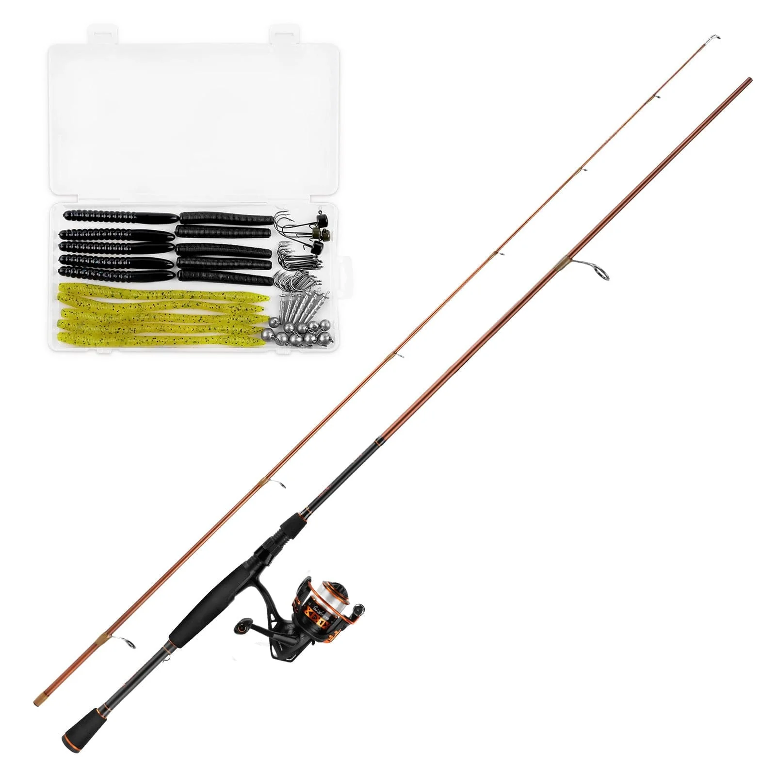 KastKing Brent Chapman Spinning Fishing Rod and Reel Combo with Tackle Kit - Image 10