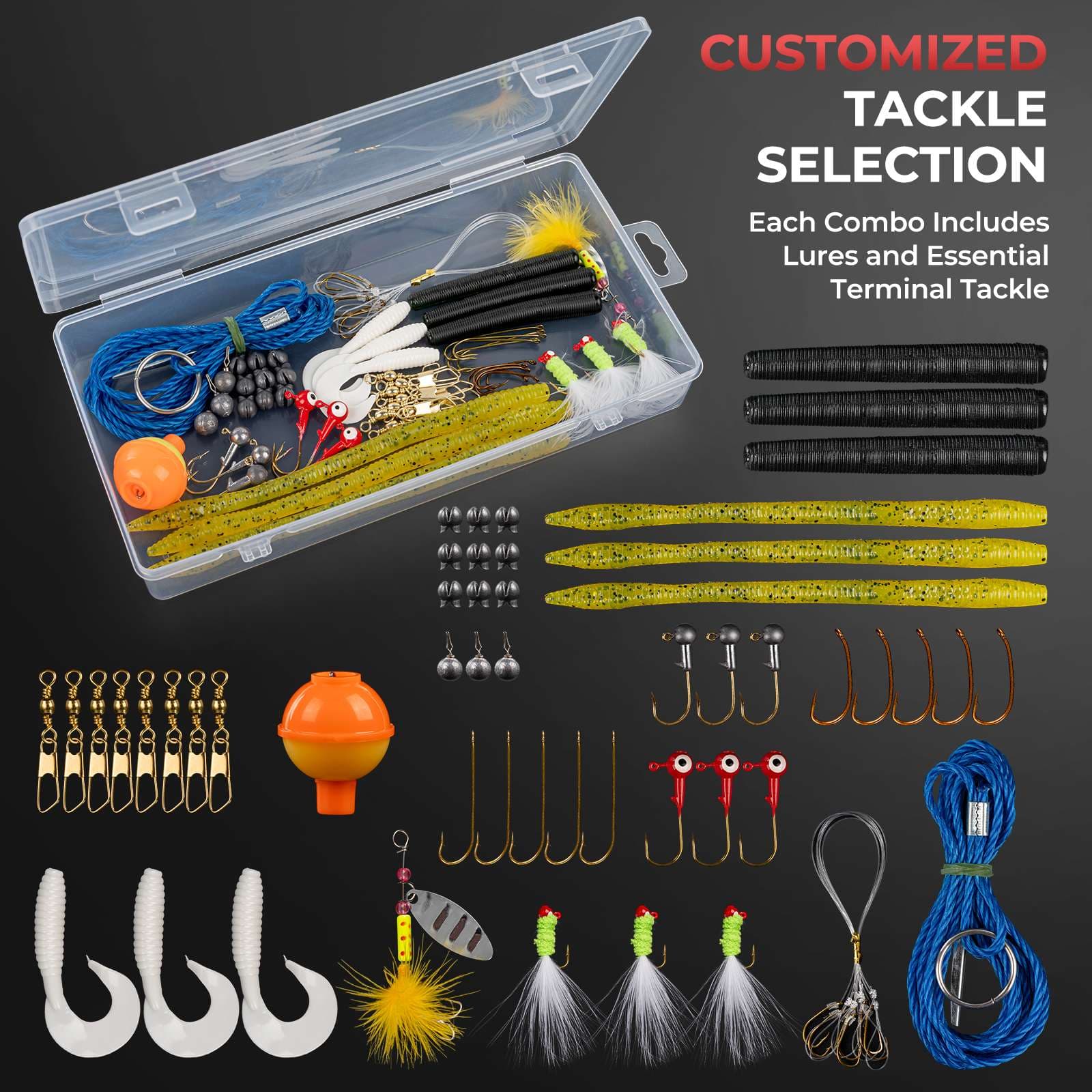 KastKing Brutus Spinning Fishing Rod and Reel Combo with Tackle Kit - Image 3