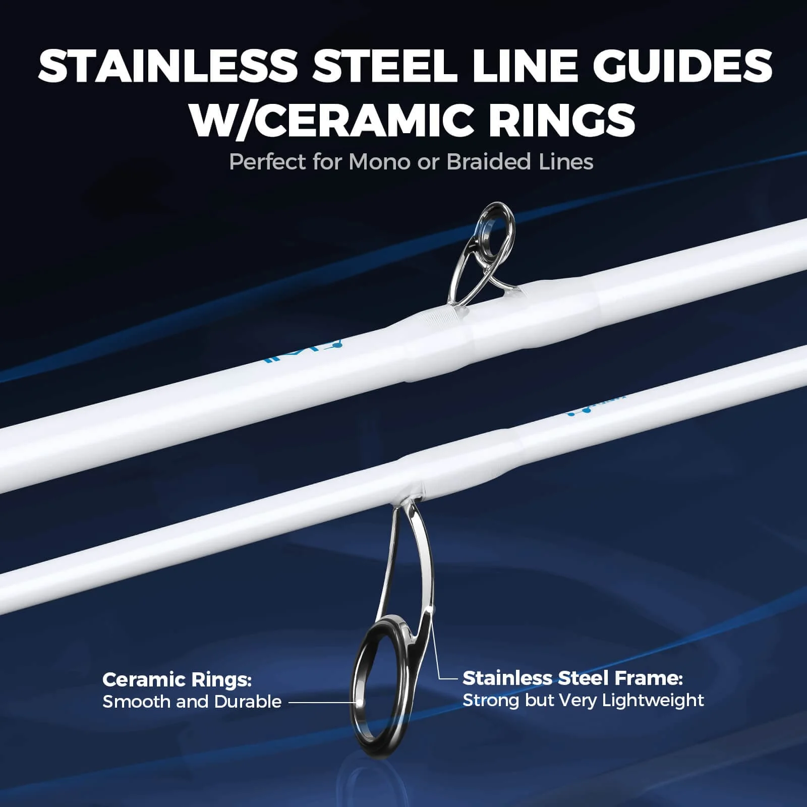 KastKing Centron Lite Twin Tip Spinning Rods - Image 5
