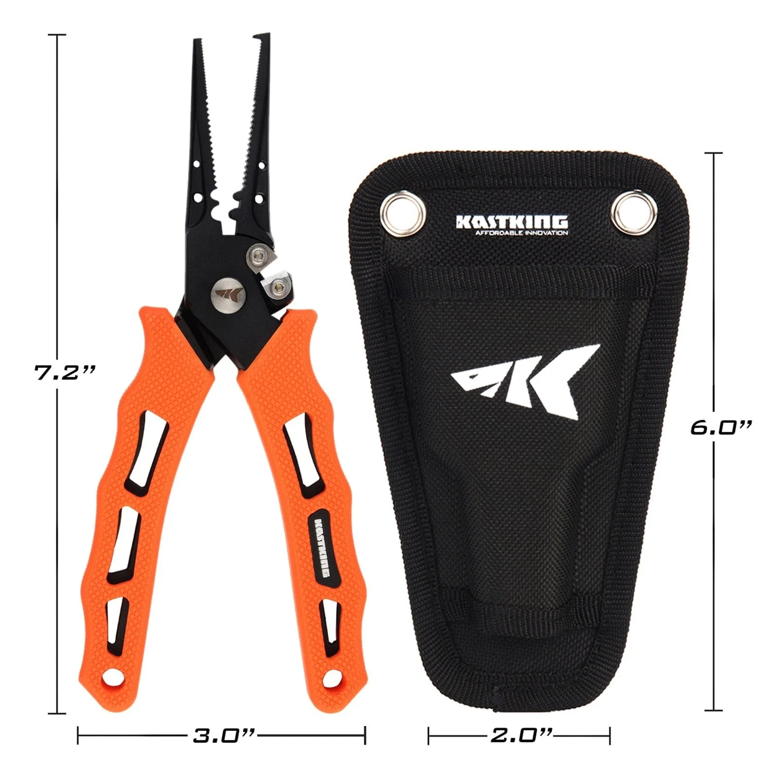 KastKing Cutthroat 7" Stainless Steel Pliers - Image 5
