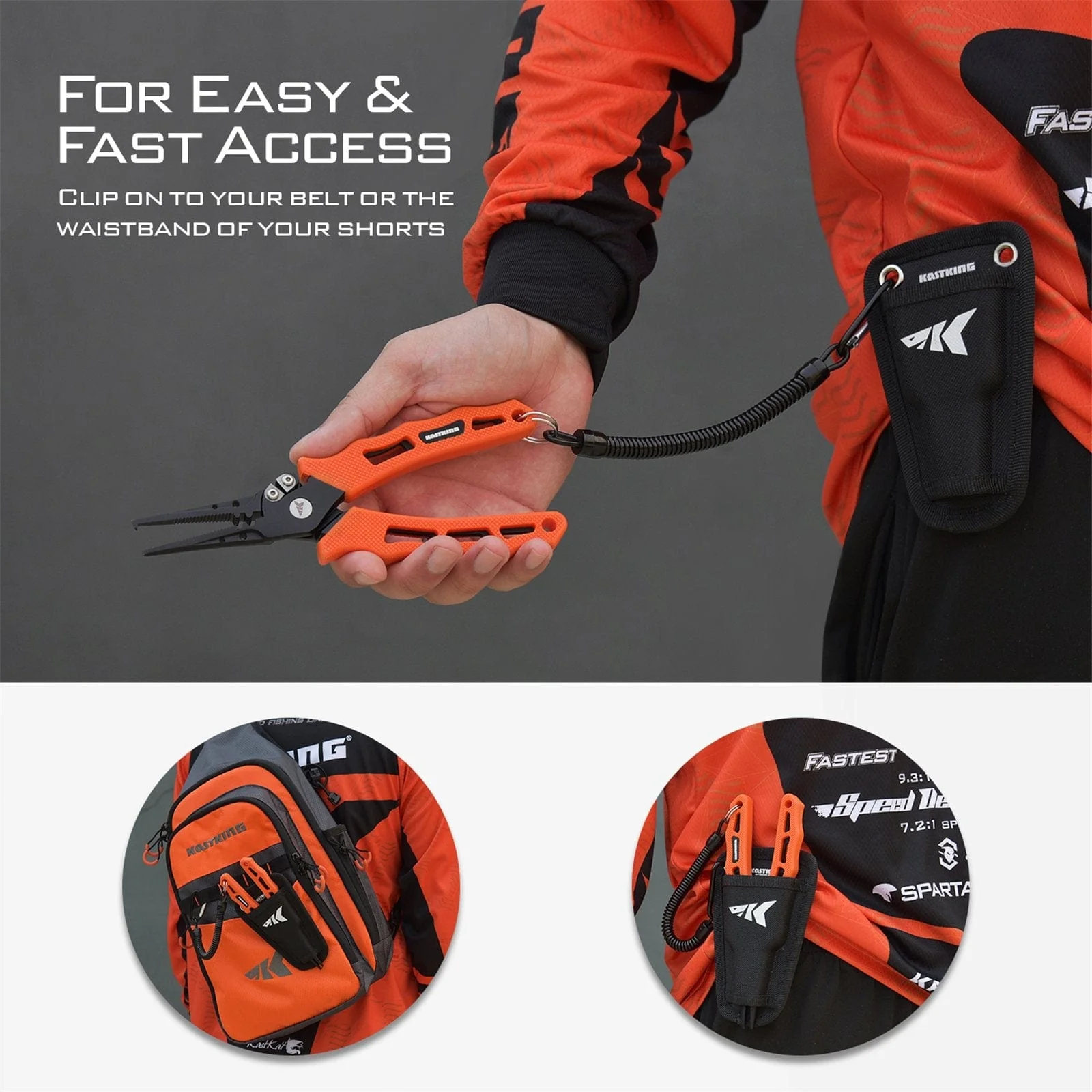 KastKing Cutthroat 7" Stainless Steel Pliers - Image 7