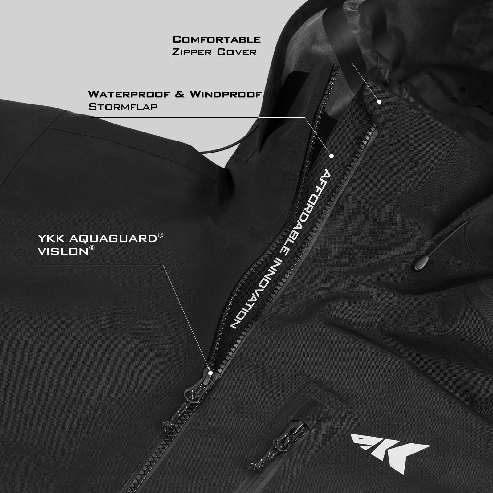 KastKing Deflektor Waterproof Fishing Jacket - Image 6