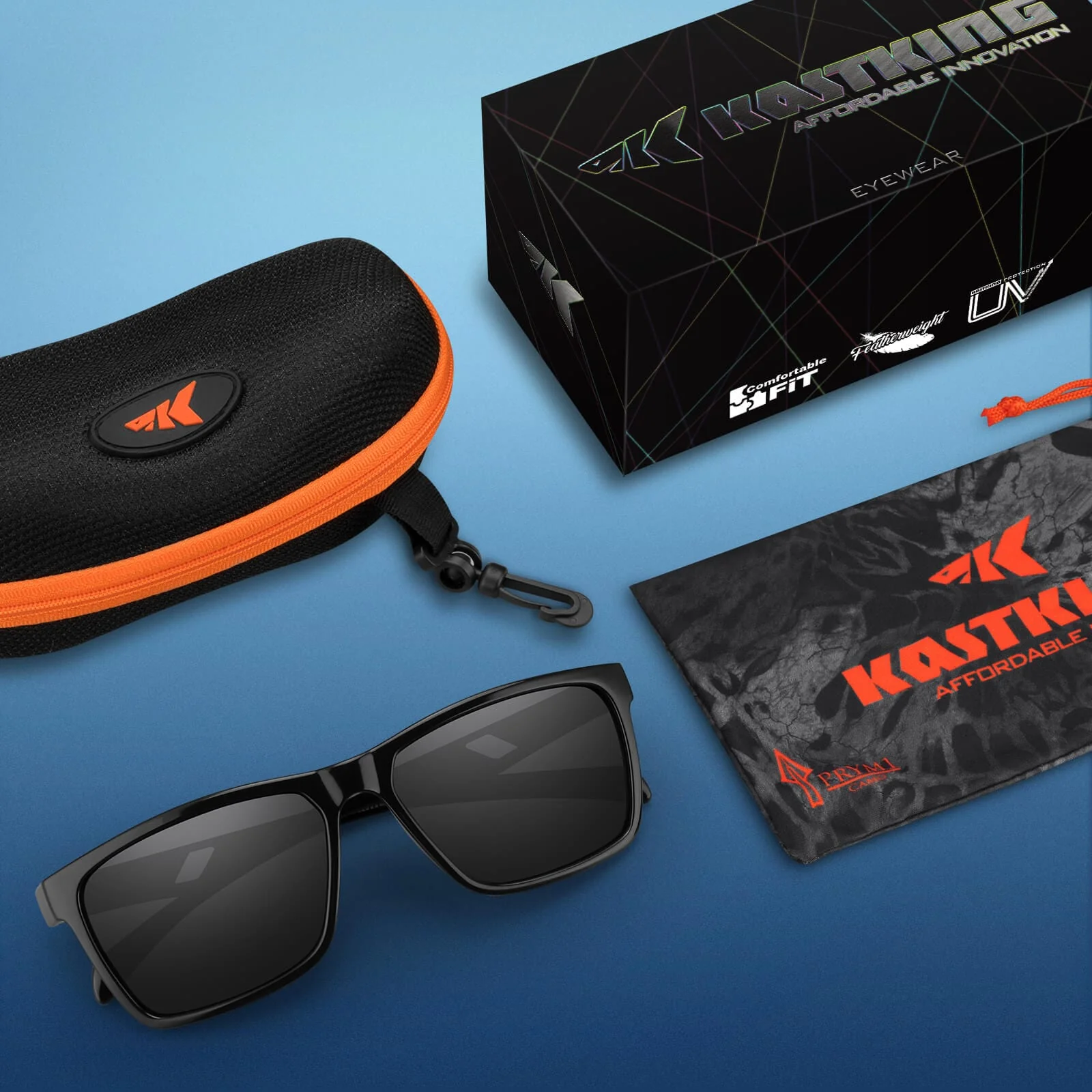 KastKing FlatRock Polarized Sport Sunglasses - Image 12