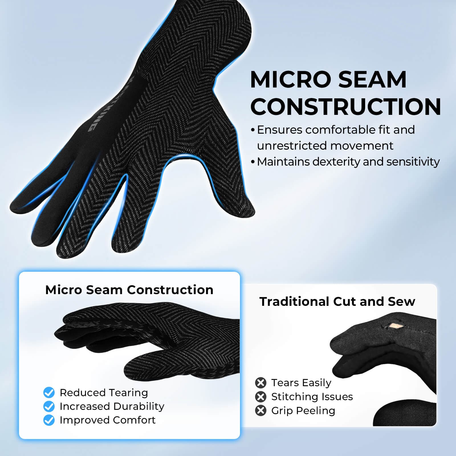 KastKing Grip Logic Full Finger Compression Glove Liners - Image 5