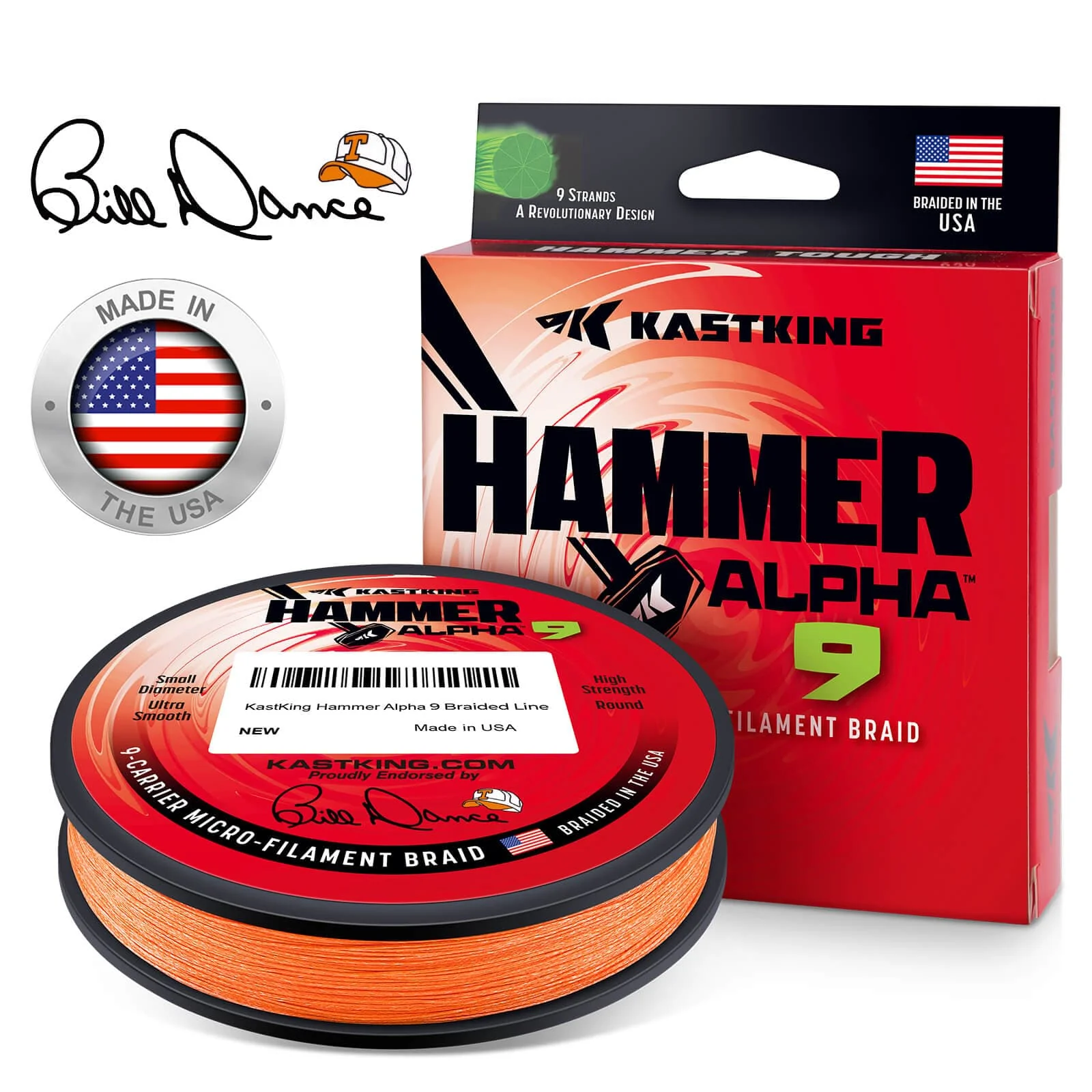 KastKing Hammer Alpha 9 UHMWPE 300Yds Braided Fishing Line - Image 13