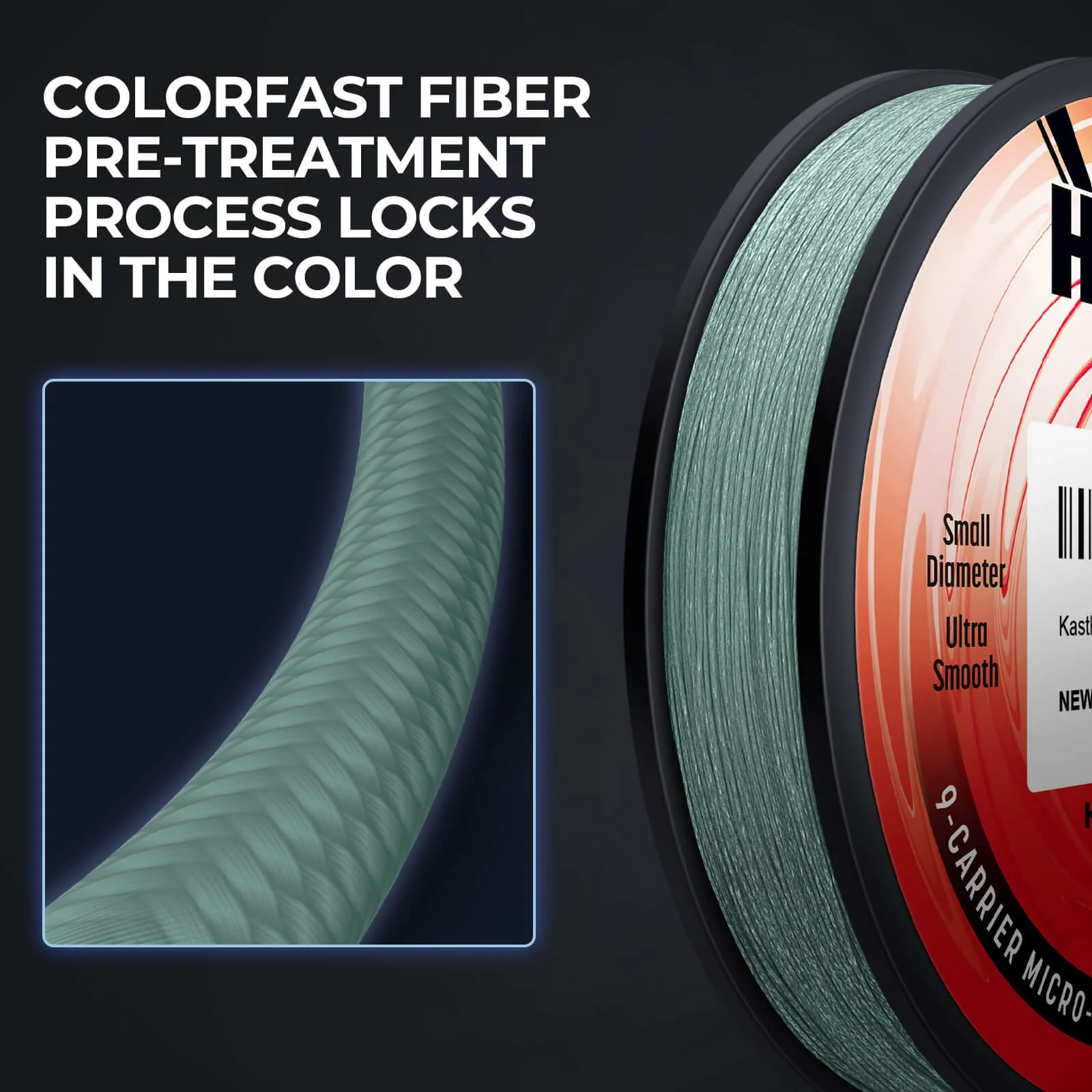 KastKing Hammer Alpha 9 UHMWPE 300Yds Braided Fishing Line - Image 5
