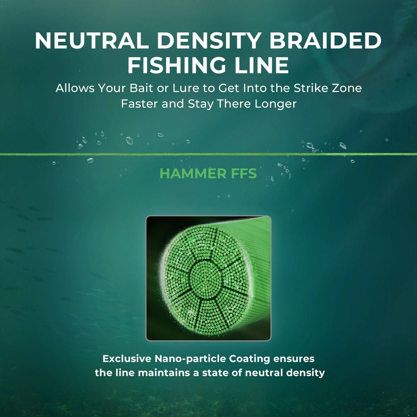 KastKing Hammer FFS Finesse Neutral Density Braided Fishing Line - Image 5