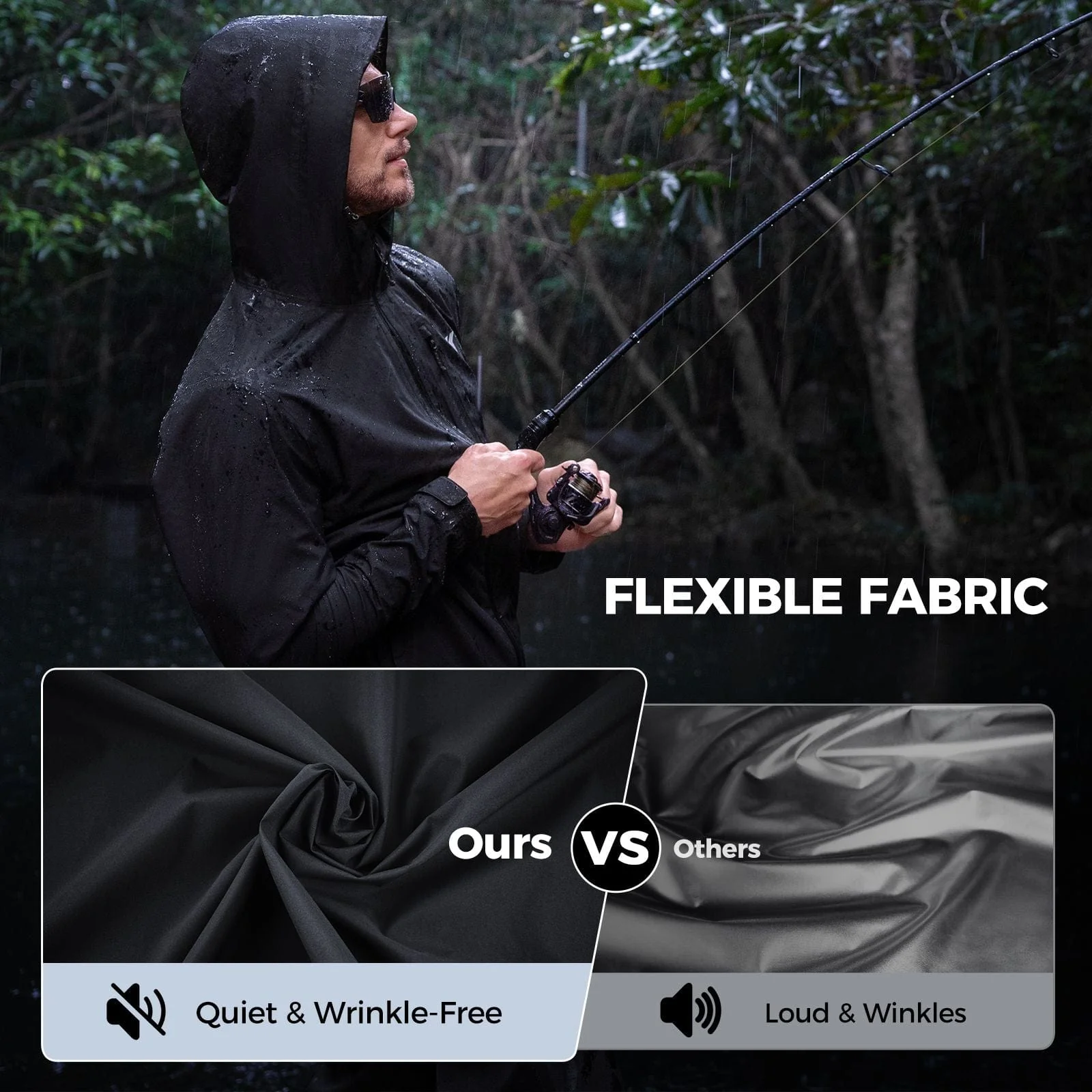 KastKing HydroArmor Lightweight Rain Jacket - Image 12