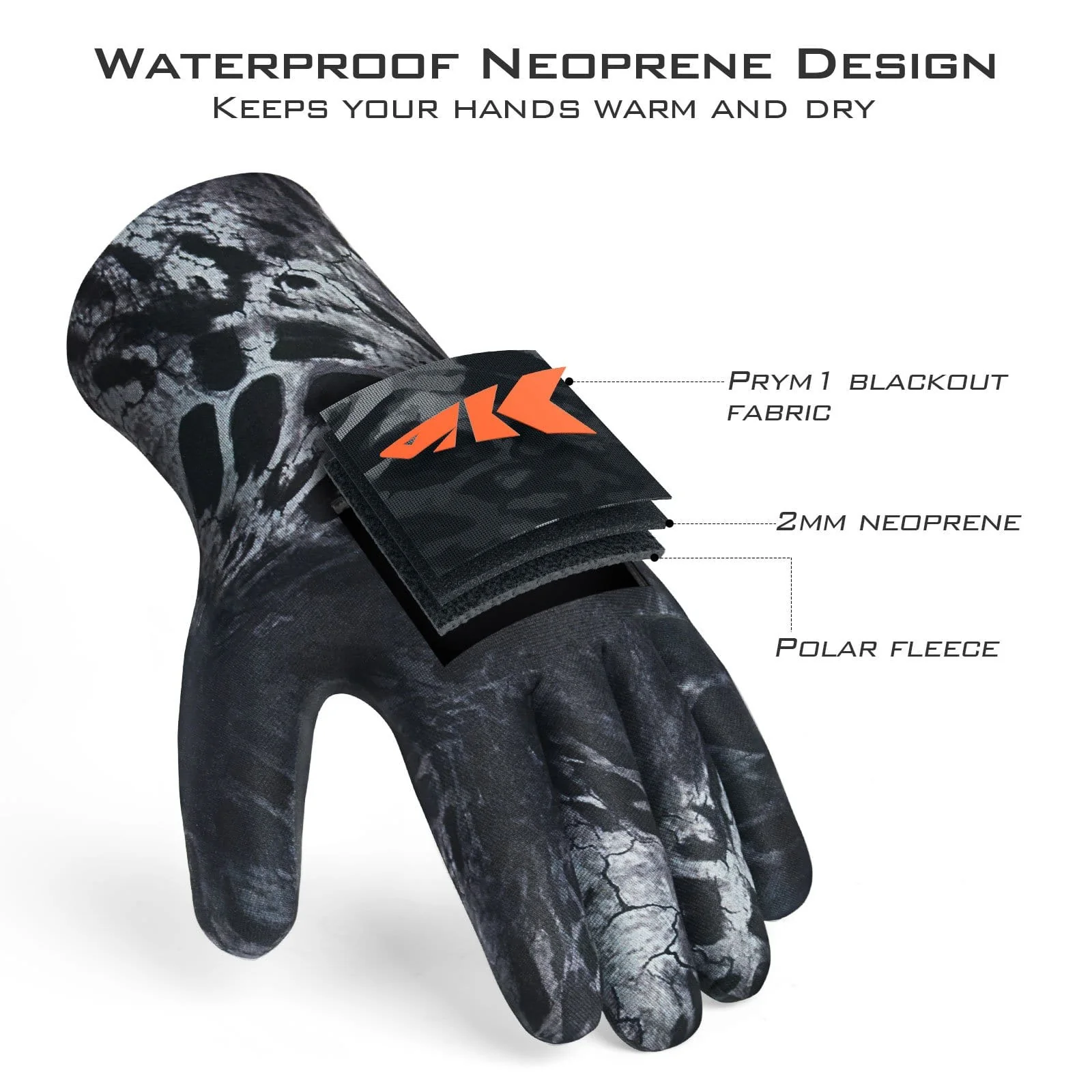 KastKing IceRiver Waterproof Fishing Gloves - Image 4