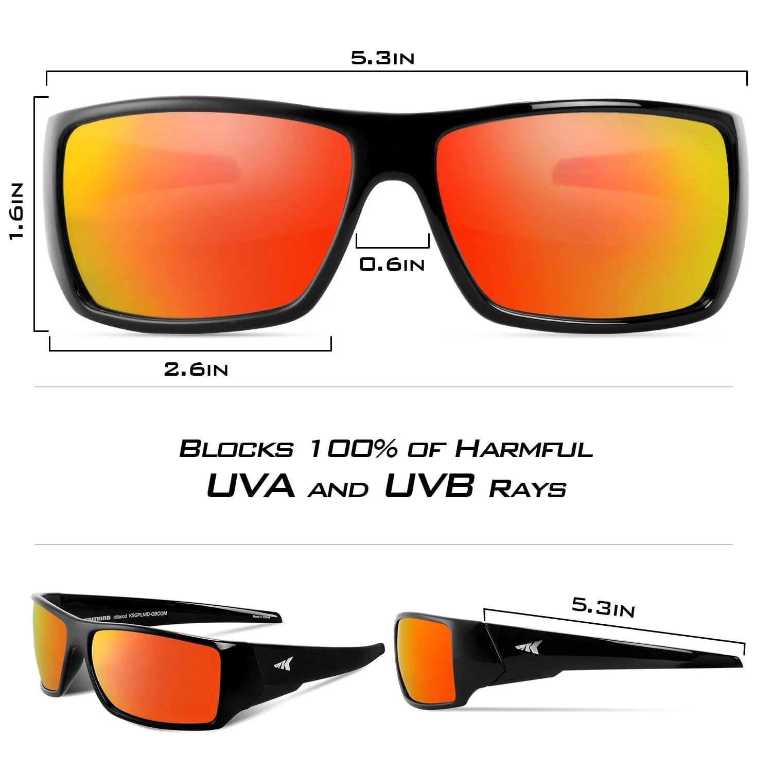 KastKing Iditarod Polarized Sport Sunglasses for Men and Women - Image 10