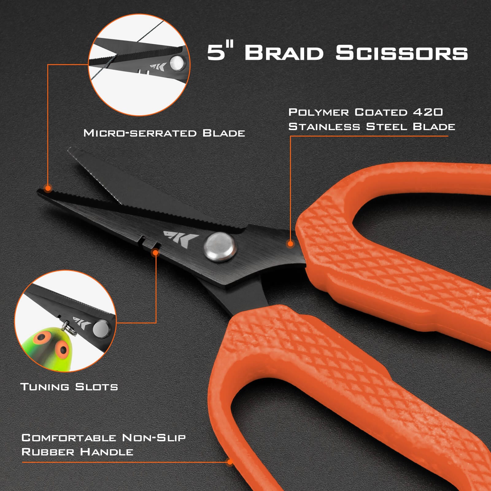 KastKing Kalibrate Line Spooler and 5" Braid Scissors - Image 9