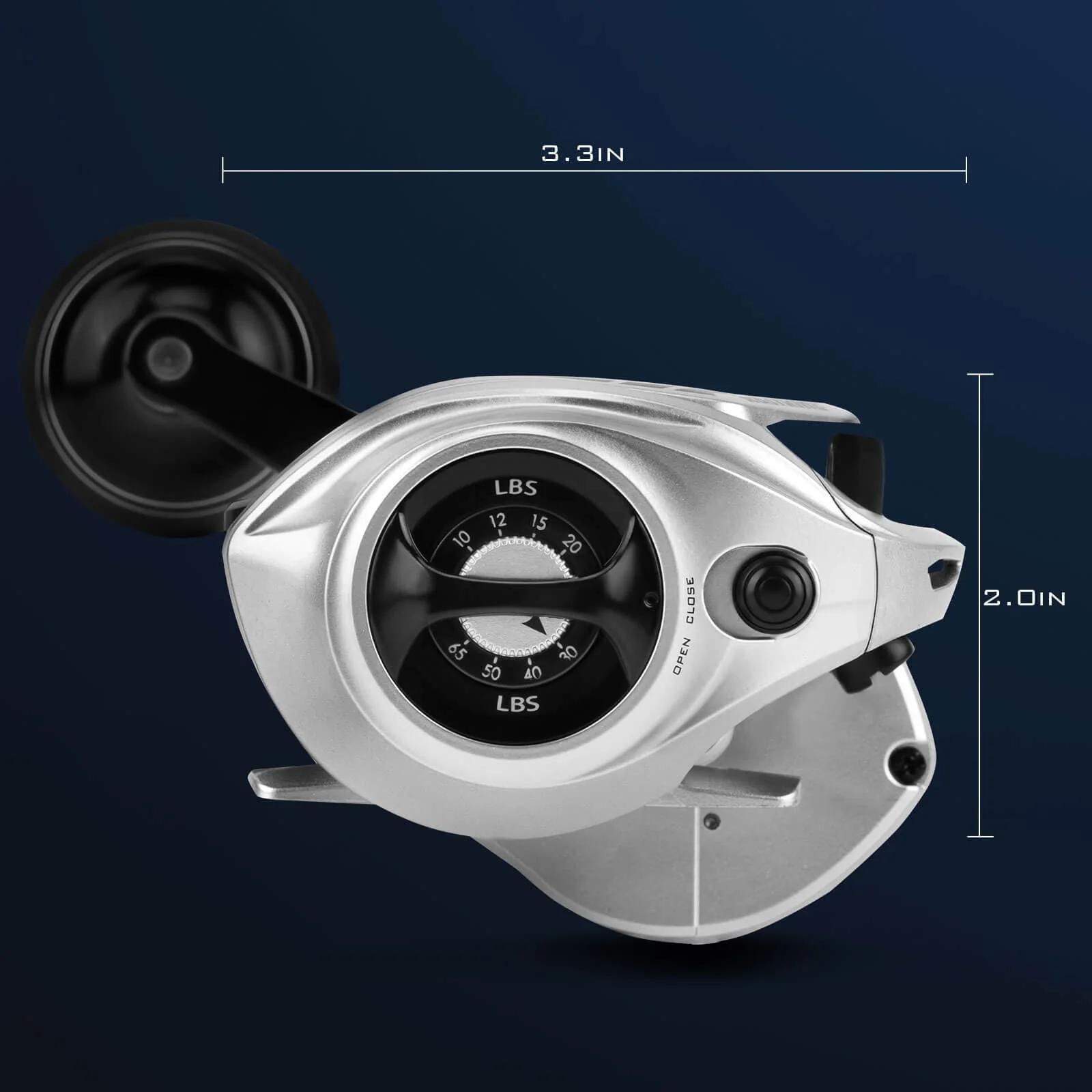 KastKing Kapstan Elite 300 Powerful Handle Baitcasting Reel - Image 8