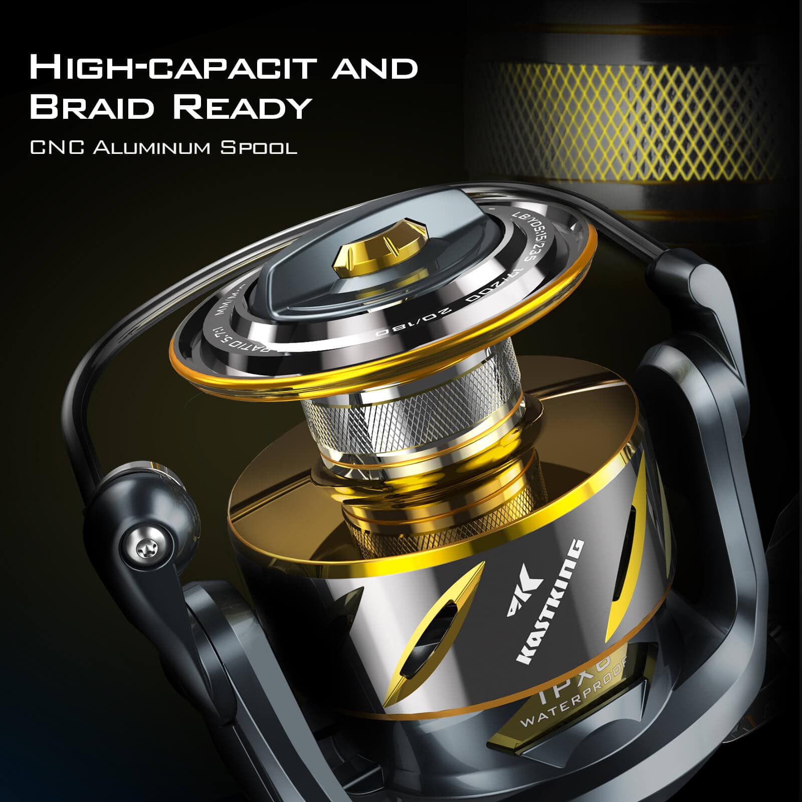 KastKing Kapstan Elite Saltwater Spinning Reel - Image 13