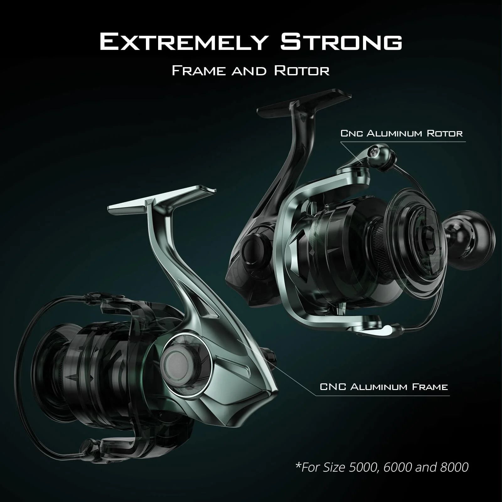 KastKing Kapstan Elite High Speed Saltwater Spinning Reel - Image 12