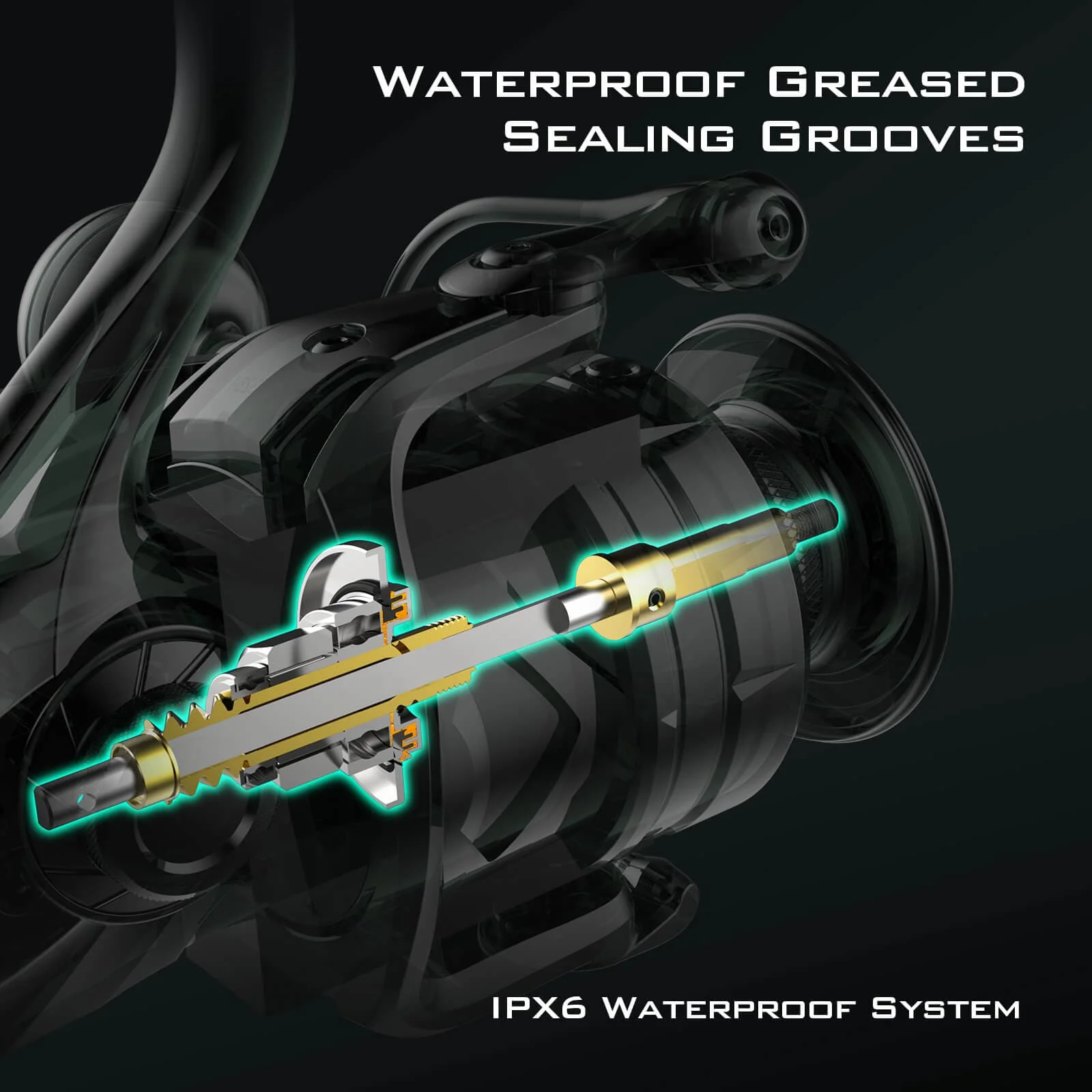 KastKing Kapstan Elite High Speed Saltwater Spinning Reel - Image 3