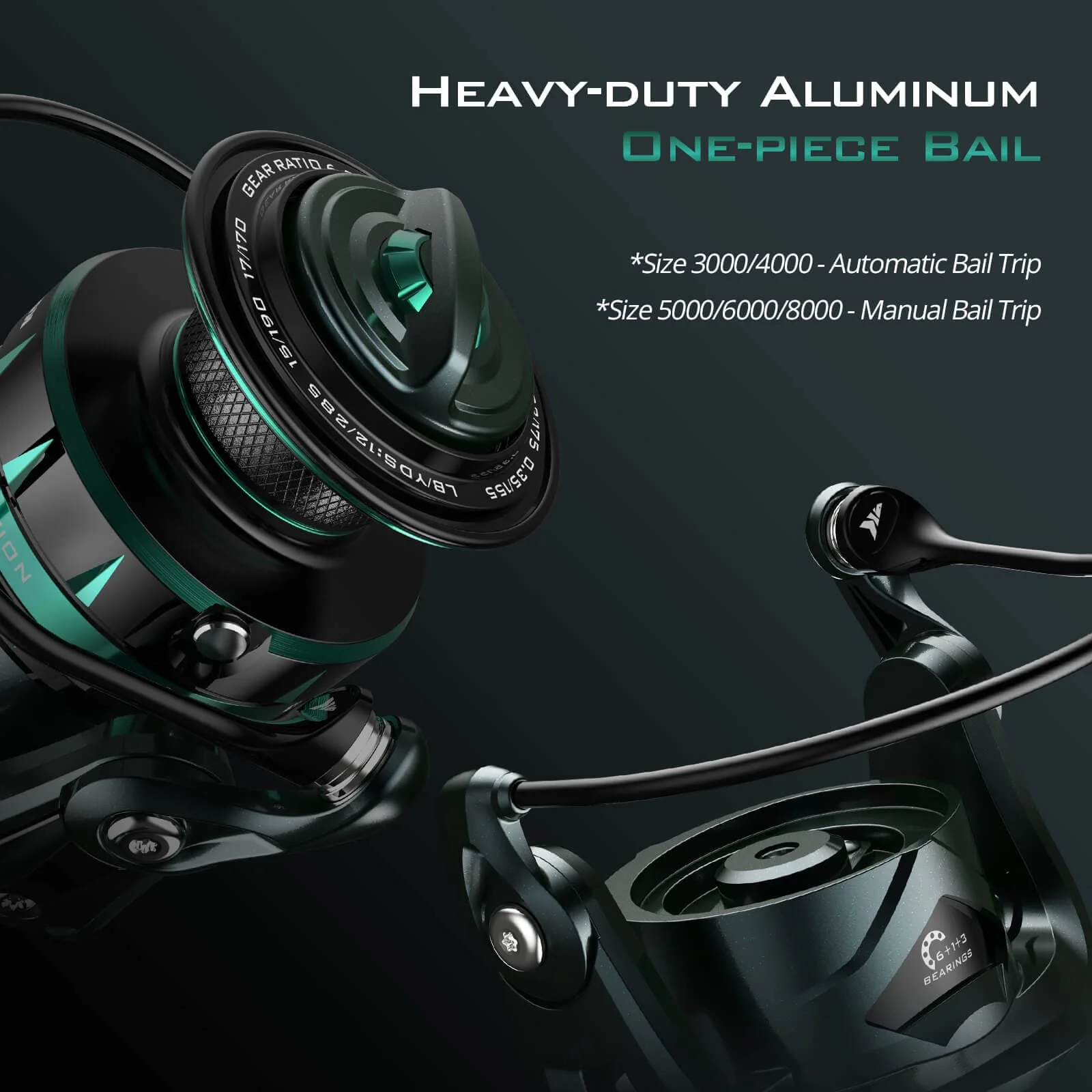 KastKing Kapstan Elite High Speed Saltwater Spinning Reel - Image 9