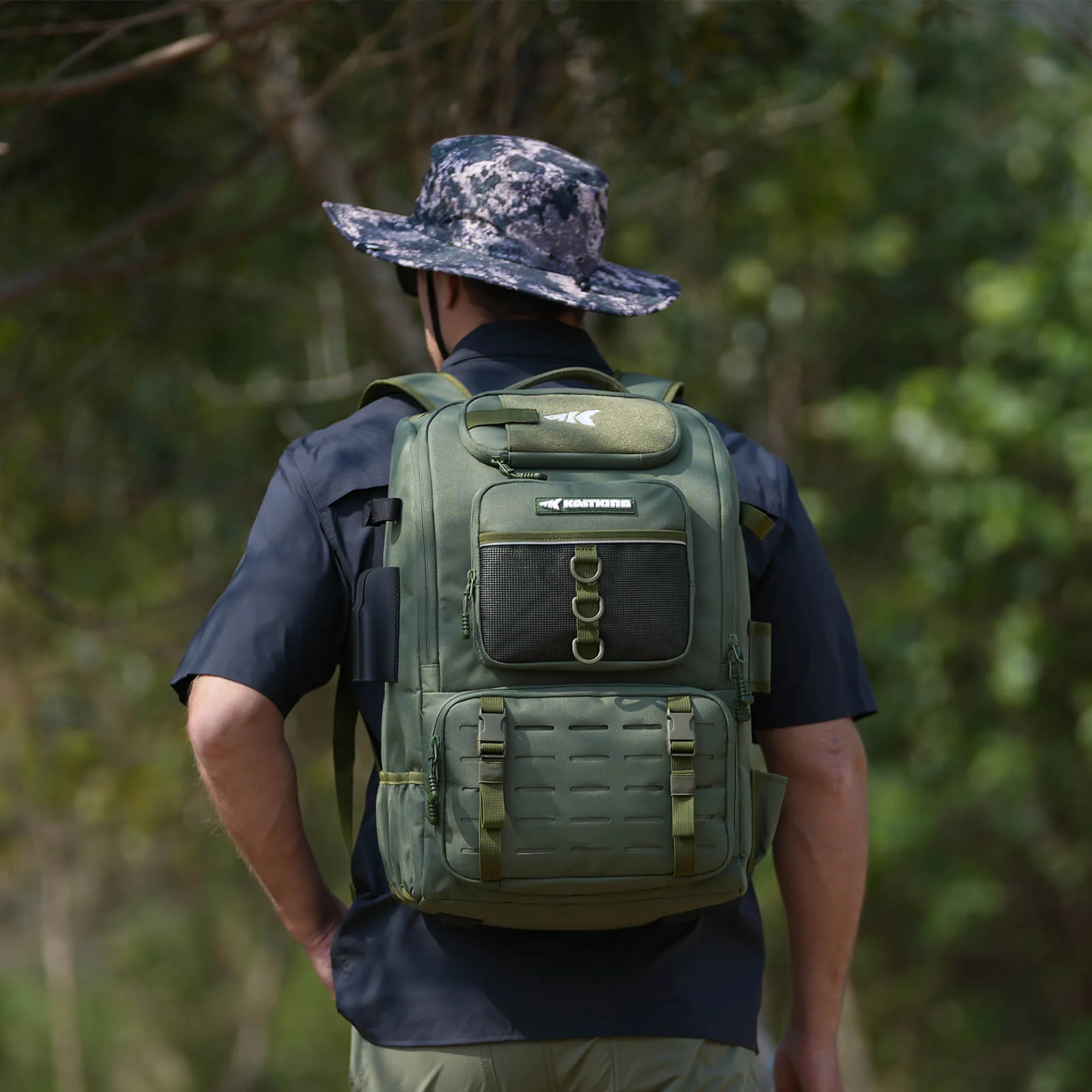KastKing KarryAll Tackle Backpack with Rod Holders 4 Tackle Boxes - Image 12