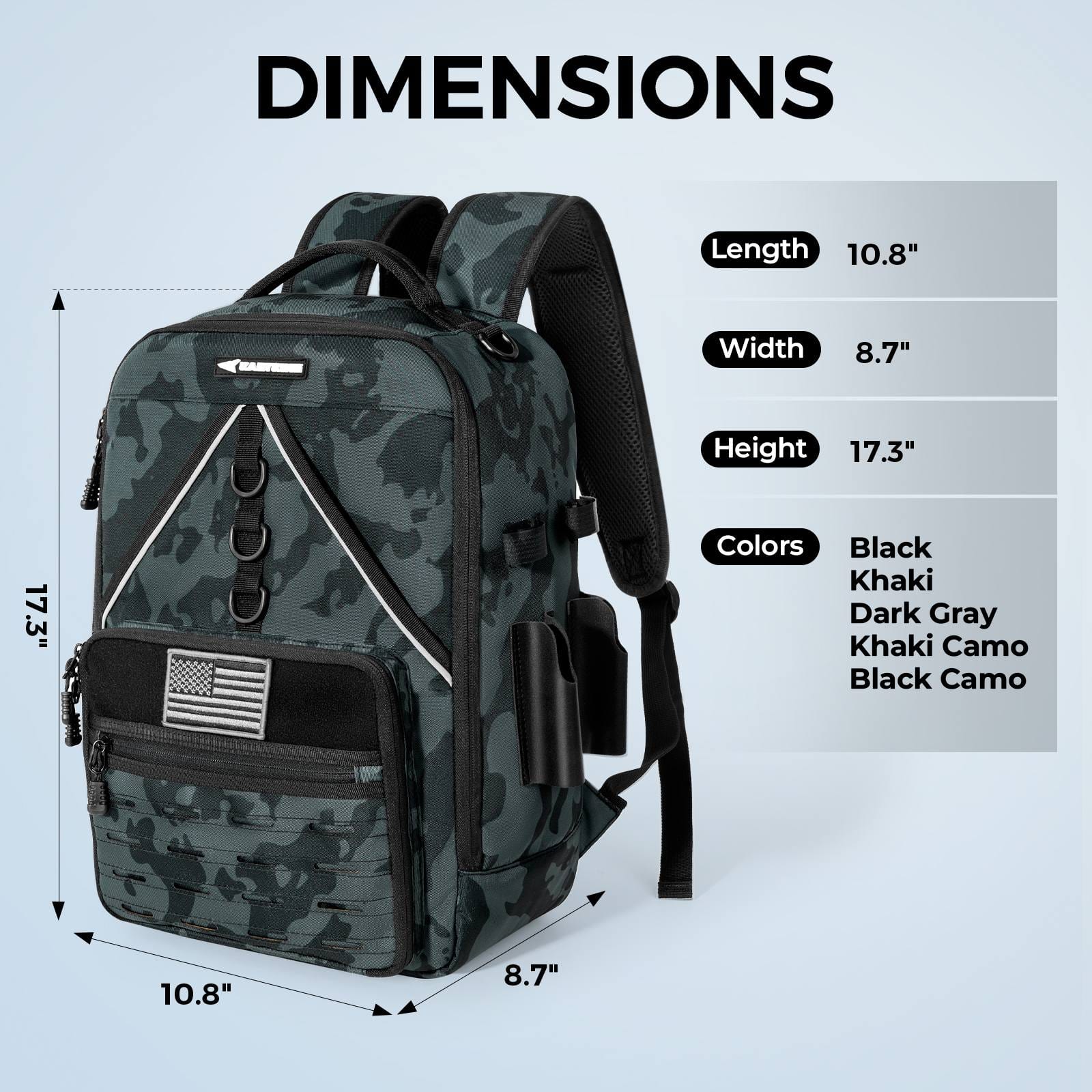 KastKing KarryAll KastMate Fishing Tackle Backpack - Image 12