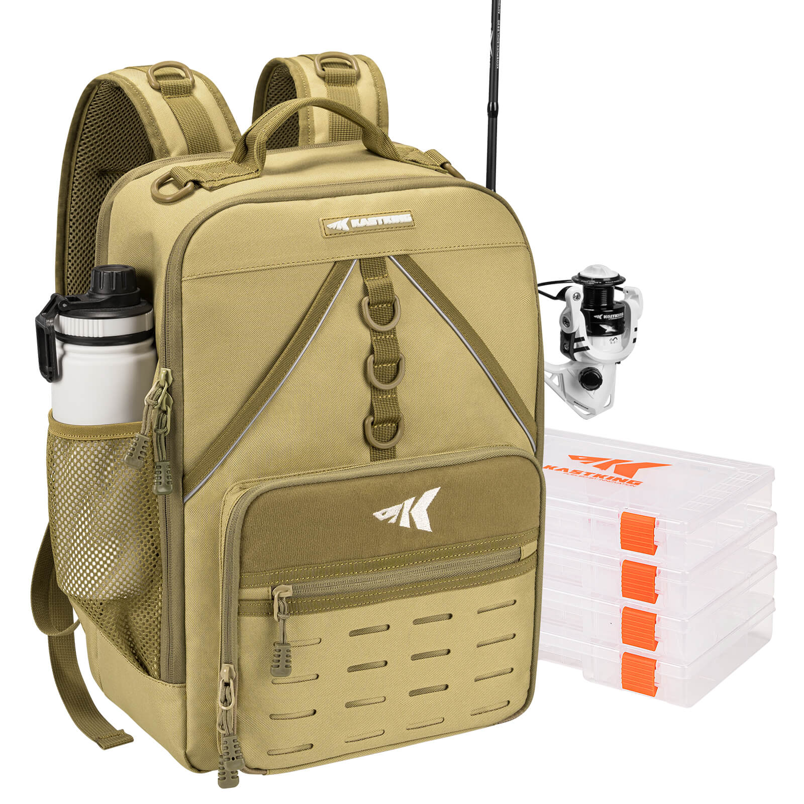 KastKing KarryAll Medium Fishing Tackle Daily Backpack - Image 4
