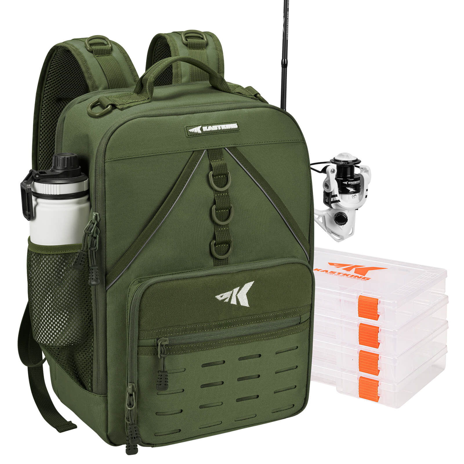 KastKing KarryAll Medium Fishing Tackle Daily Backpack - Image 5