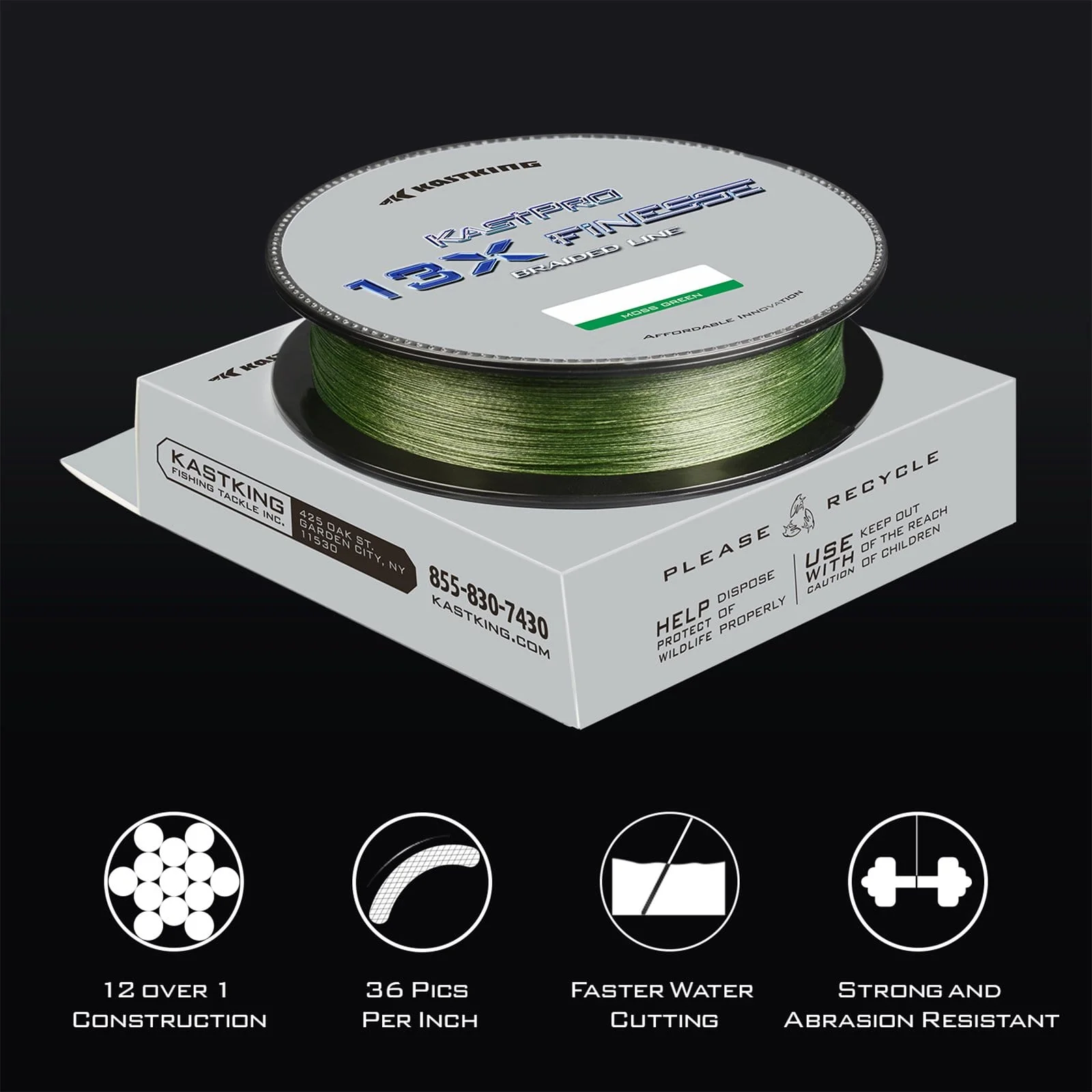 KastKing KastPro 13X Finesse Braid Fishing Line - Image 8