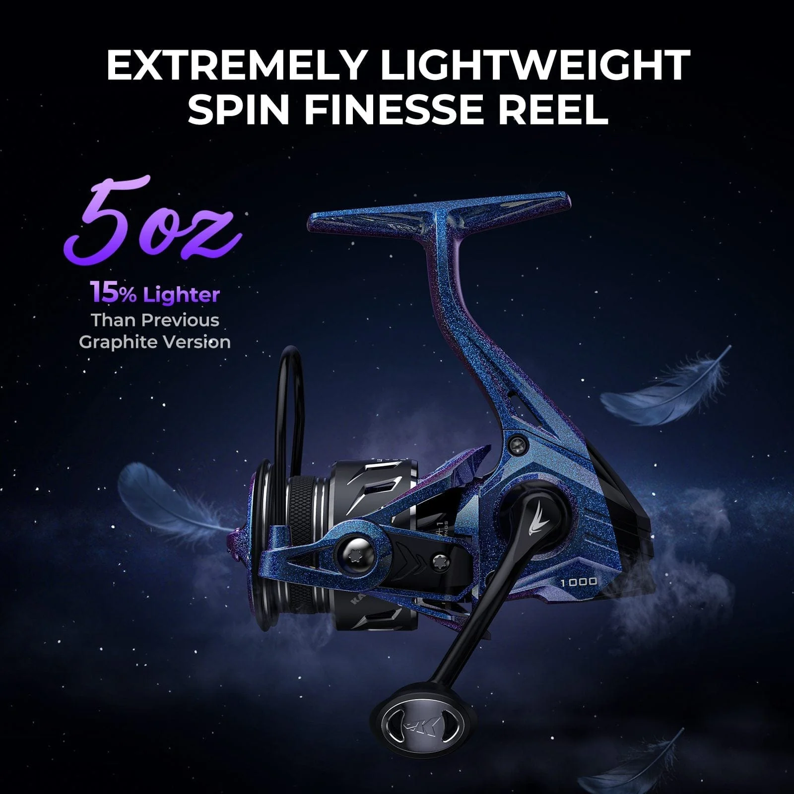 KastKing Kestrel SE Spin Finesse System Spinning Reel - Image 4