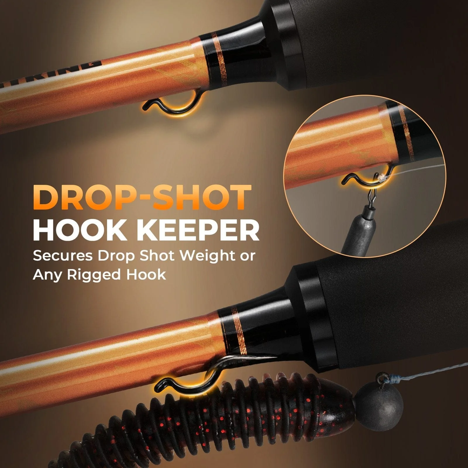 KastKing Lethal Blaze Twin-Tip Baitcaster Rod and Reel Combo - Image 10