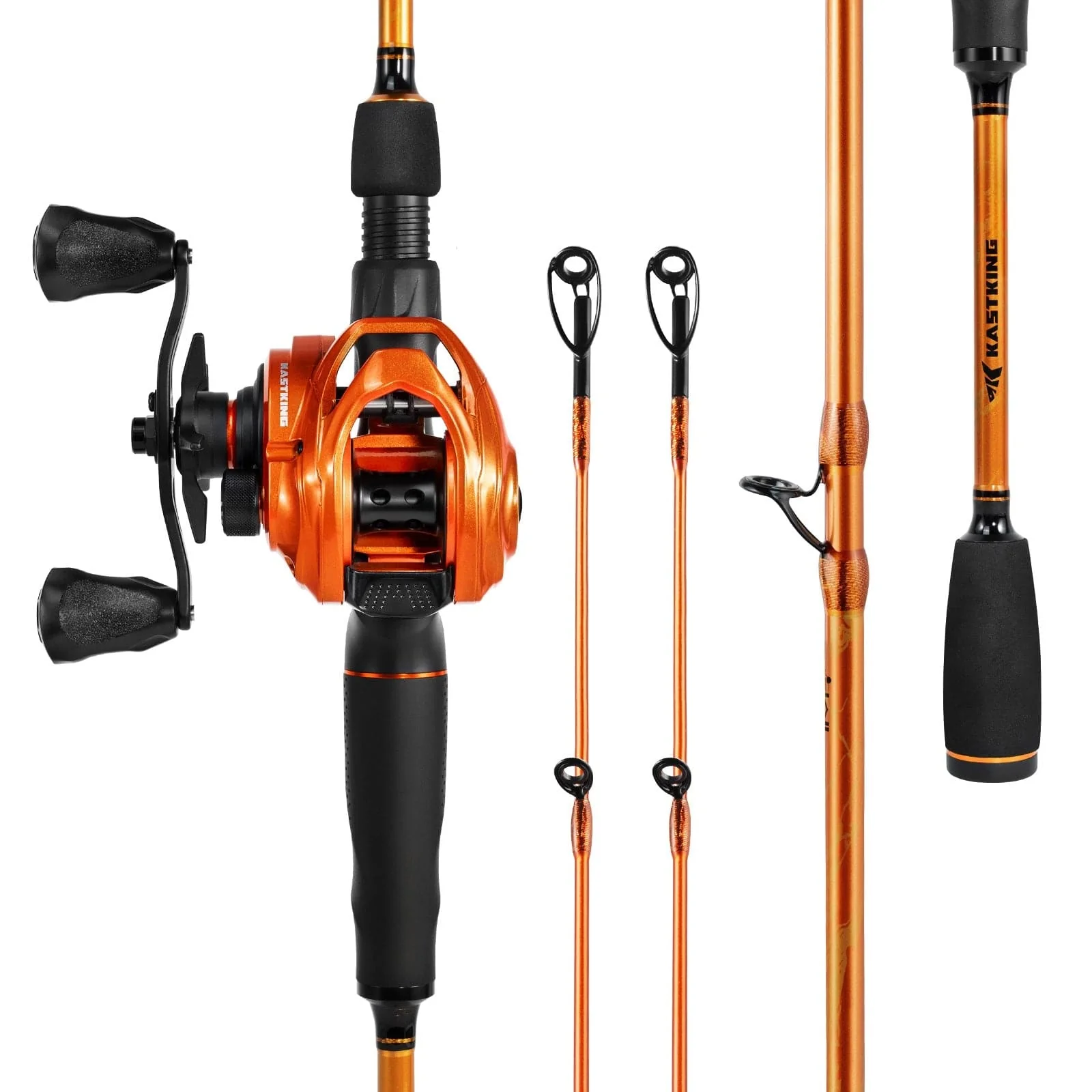 KastKing Lethal Blaze Twin-Tip Baitcaster Rod and Reel Combo - Image 18