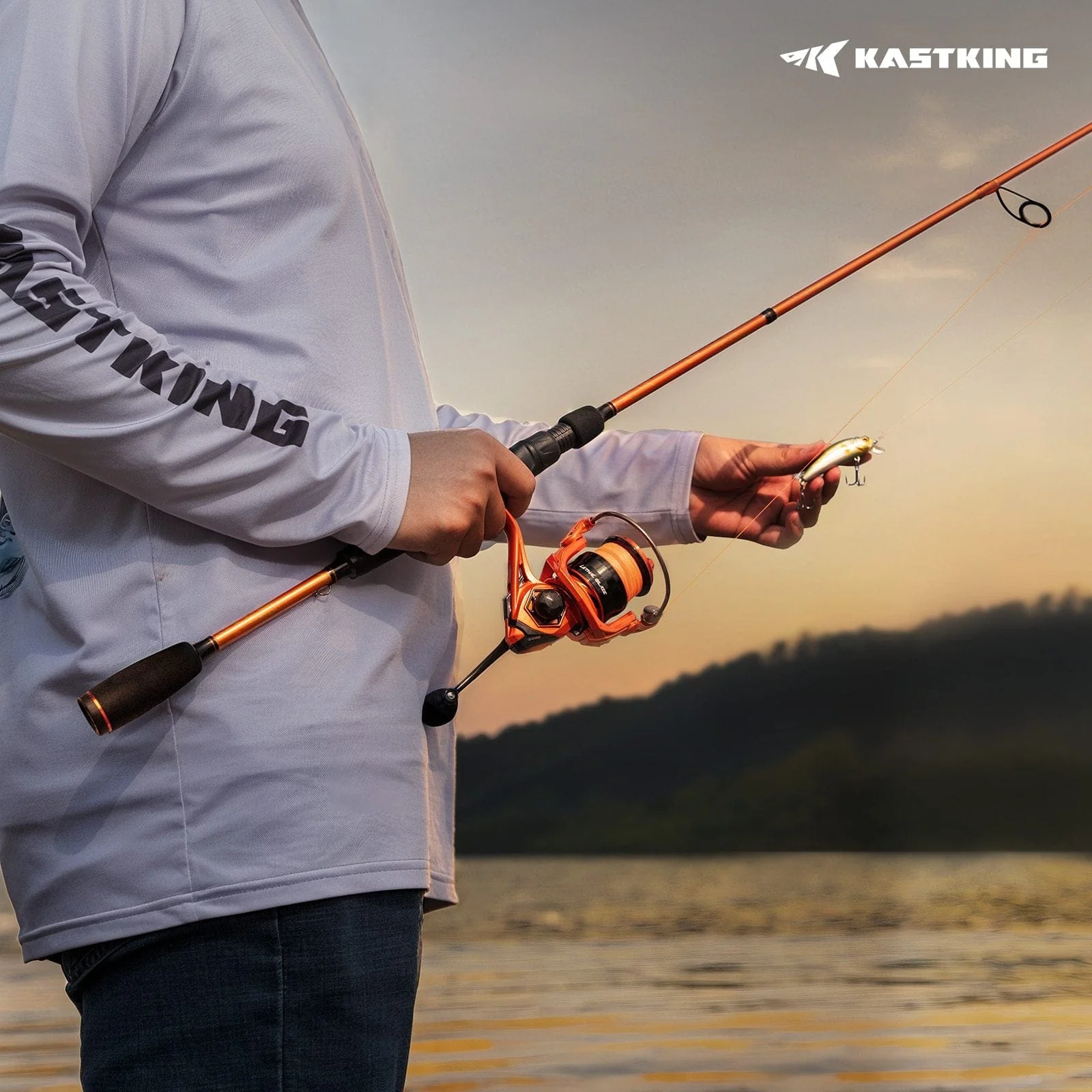 KastKing Lethal Blaze Twin-Tip Spinning Fishing Rod and Reel Combo - Image 12