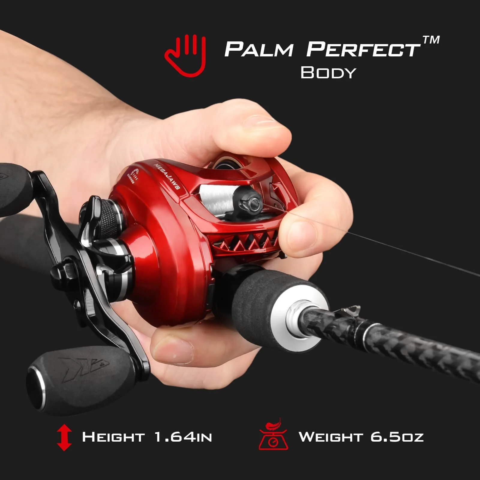 KastKing MegaJaws Baitcasting Reels with AutoMag Dual Braking System - Image 4