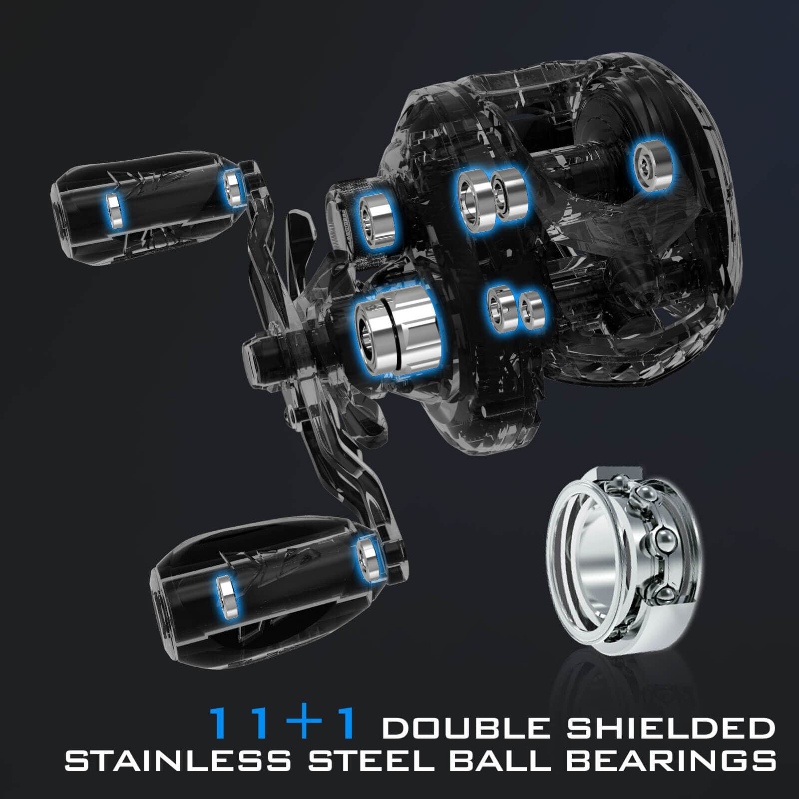 KastKing MegaJaws Baitcasting Reels with AutoMag Dual Braking System - Image 9