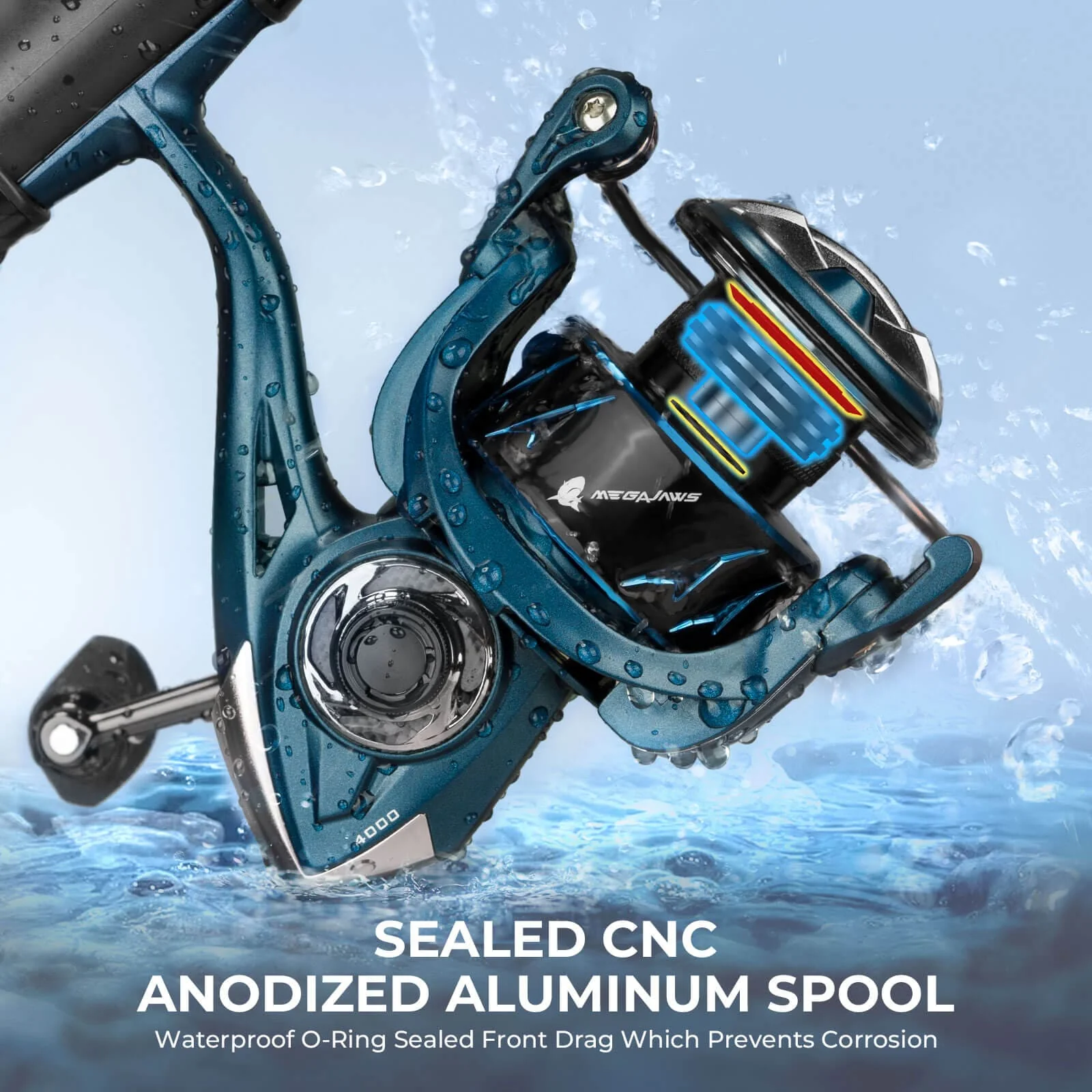 KastKing MegaJaws Spinning Reel - Image 12