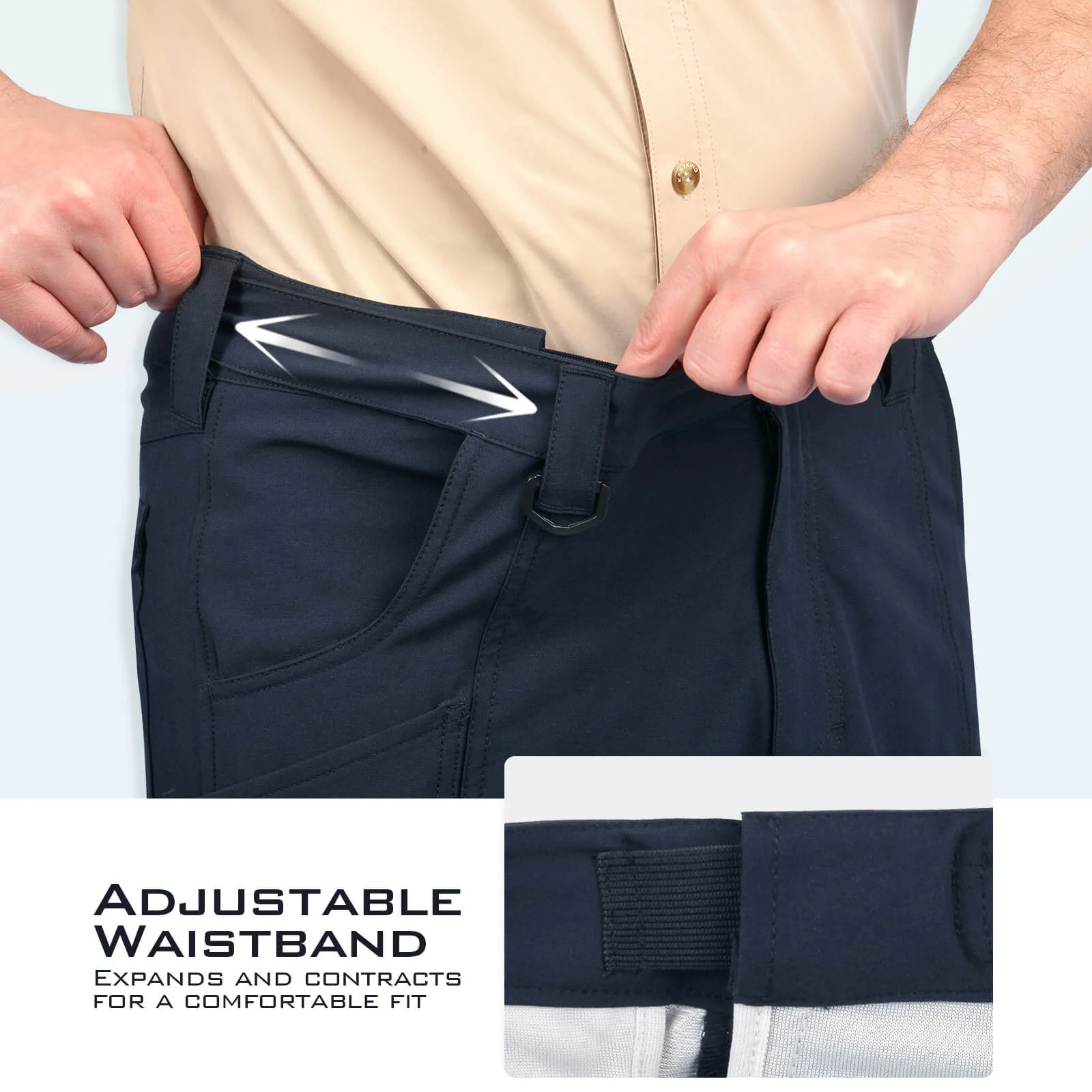 KastKing Men's Casual Hiking Cargo Shorts - Image 6