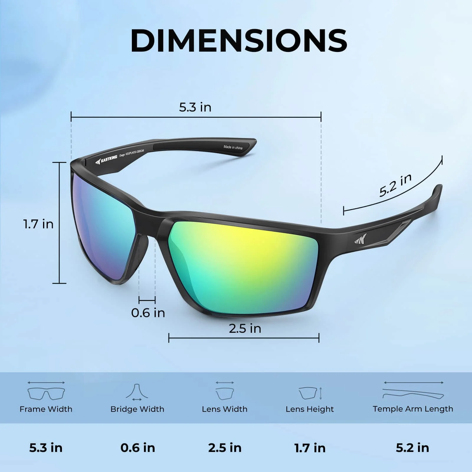 KastKing Osage Polarized Sport Sunglasses for Men and Women - Image 16