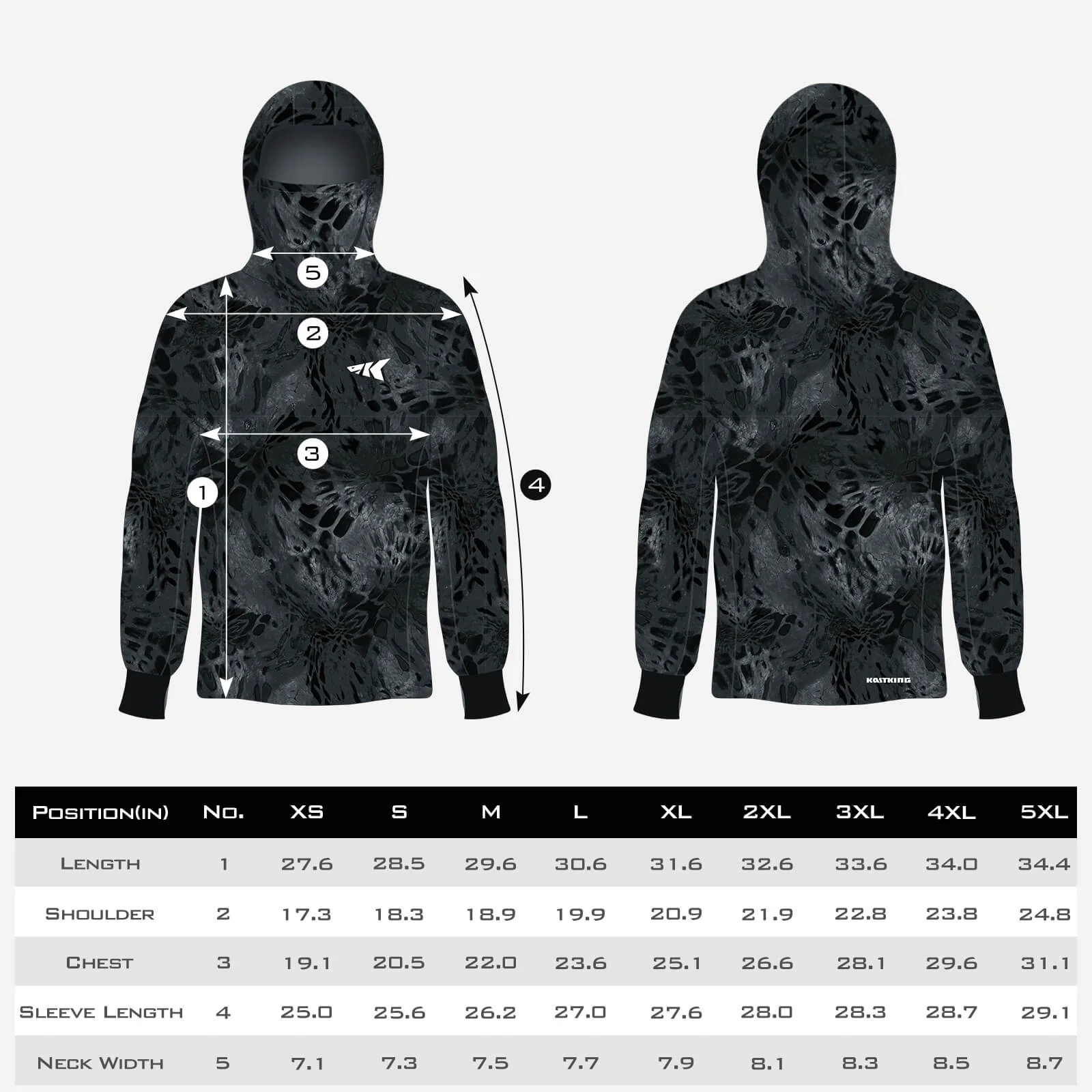 KastKing Men's Long Sleeve Fishing Shirt (With Neck Gaiter) - Image 9