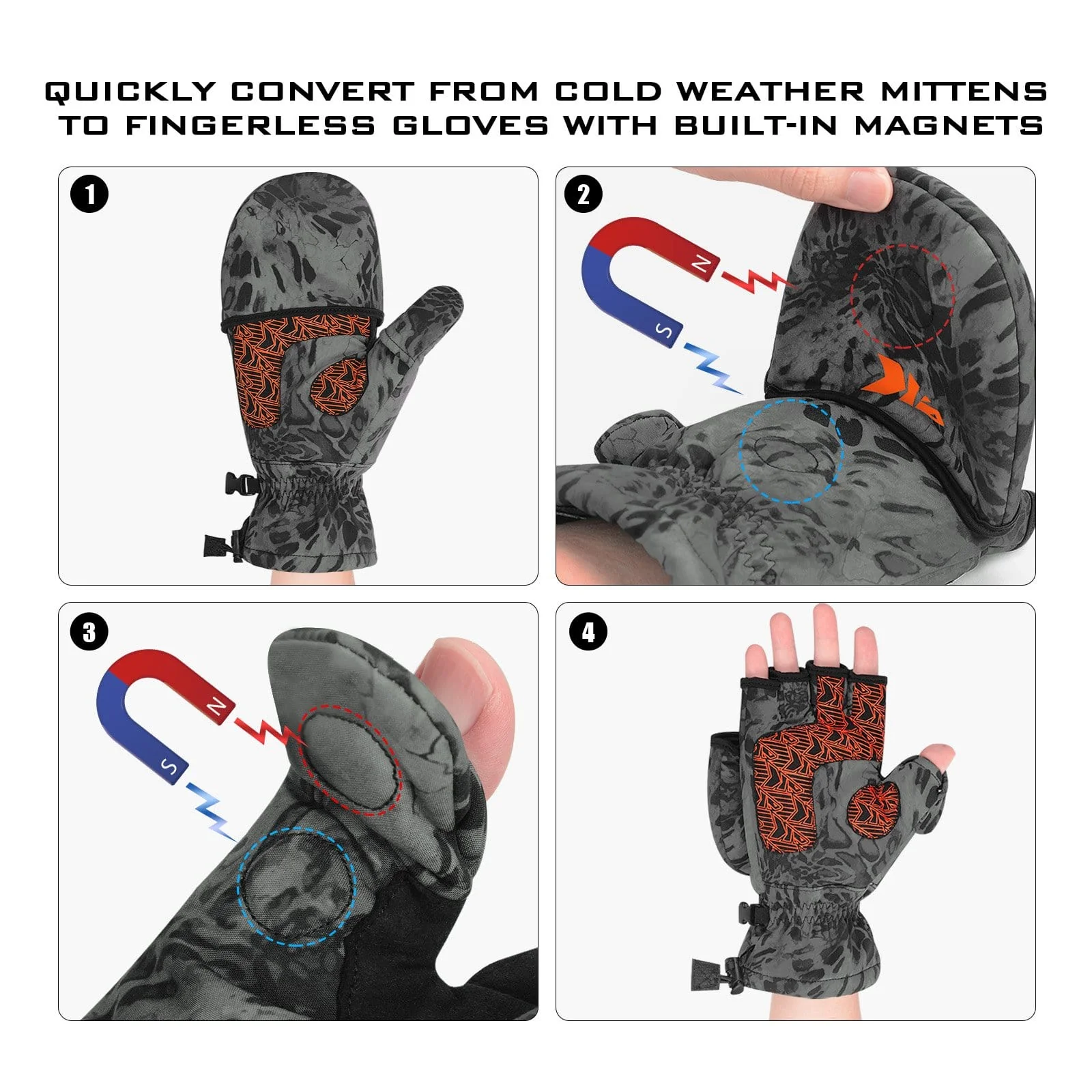 KastKing PolarBlast Mittens - Image 7