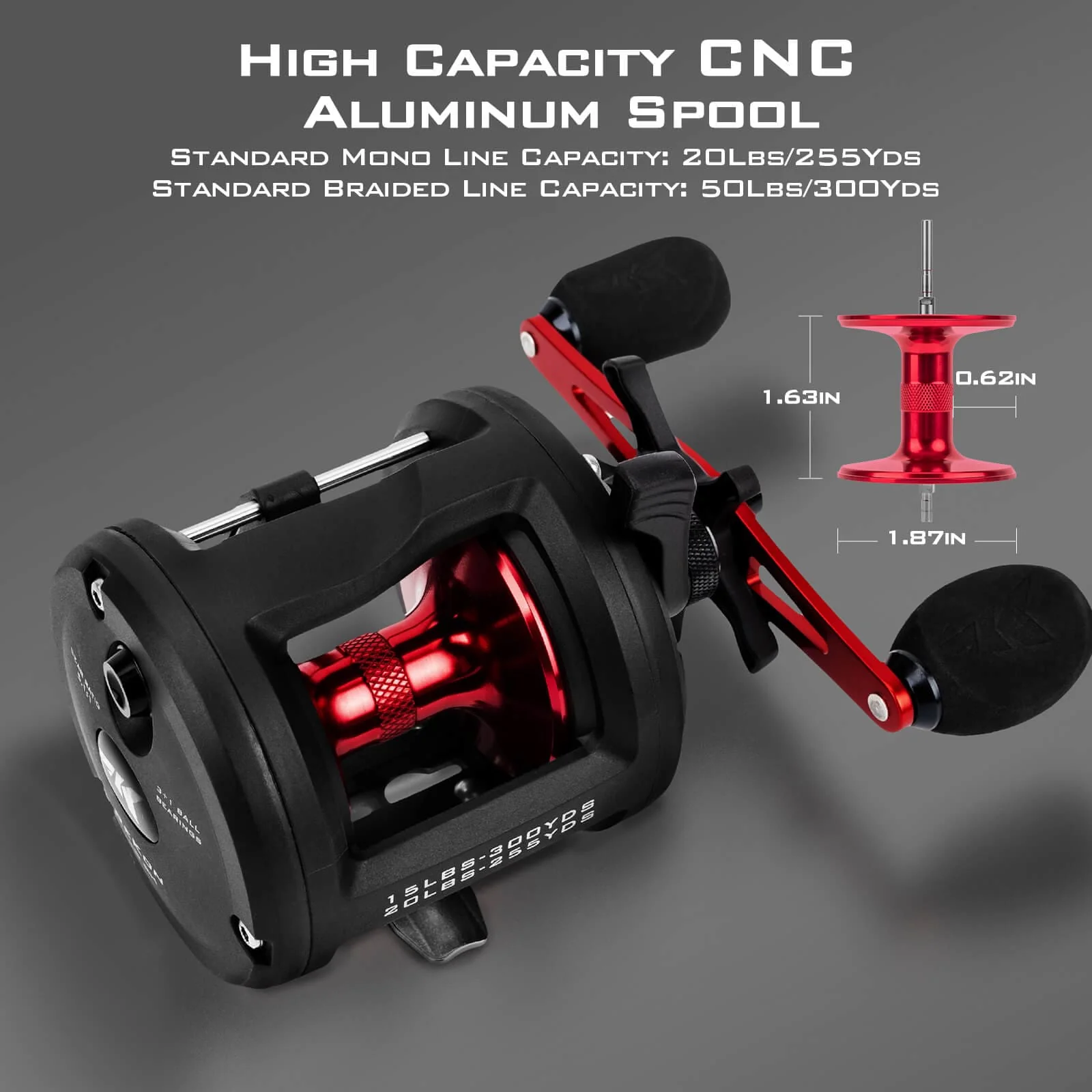 KastKing ReKon Round Baitcasting Reel - Image 11