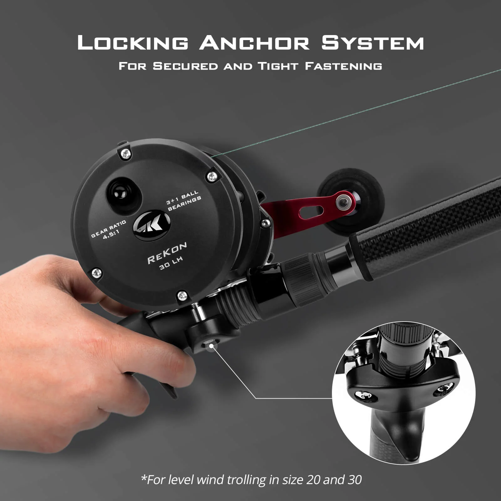 KastKing ReKon Round Baitcasting Reel - Image 4