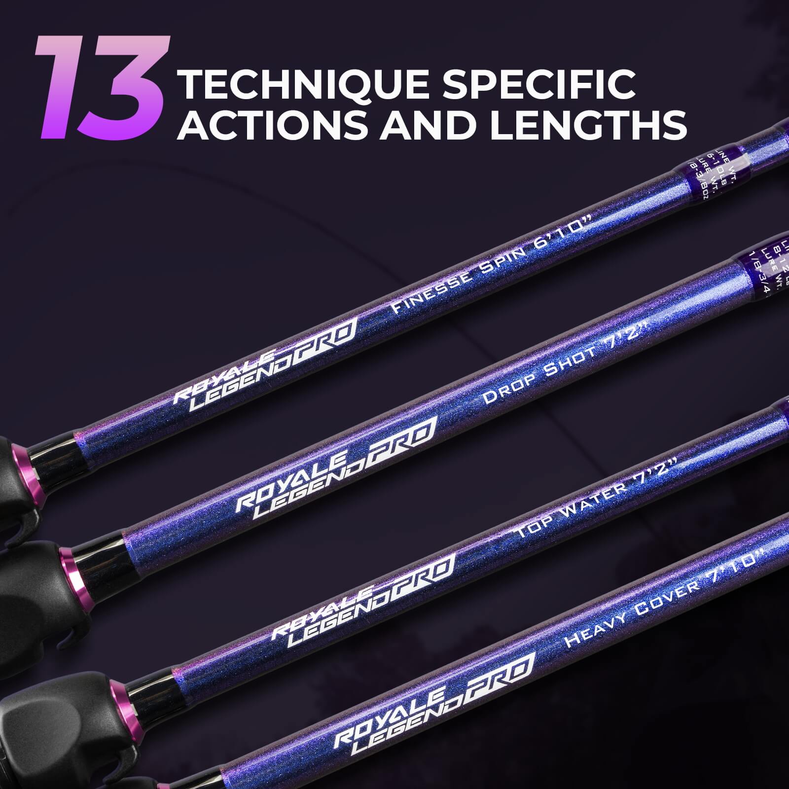 KastKing Royale Legend Pro Spinning Fishing Rod and Reel Combo - Image 5