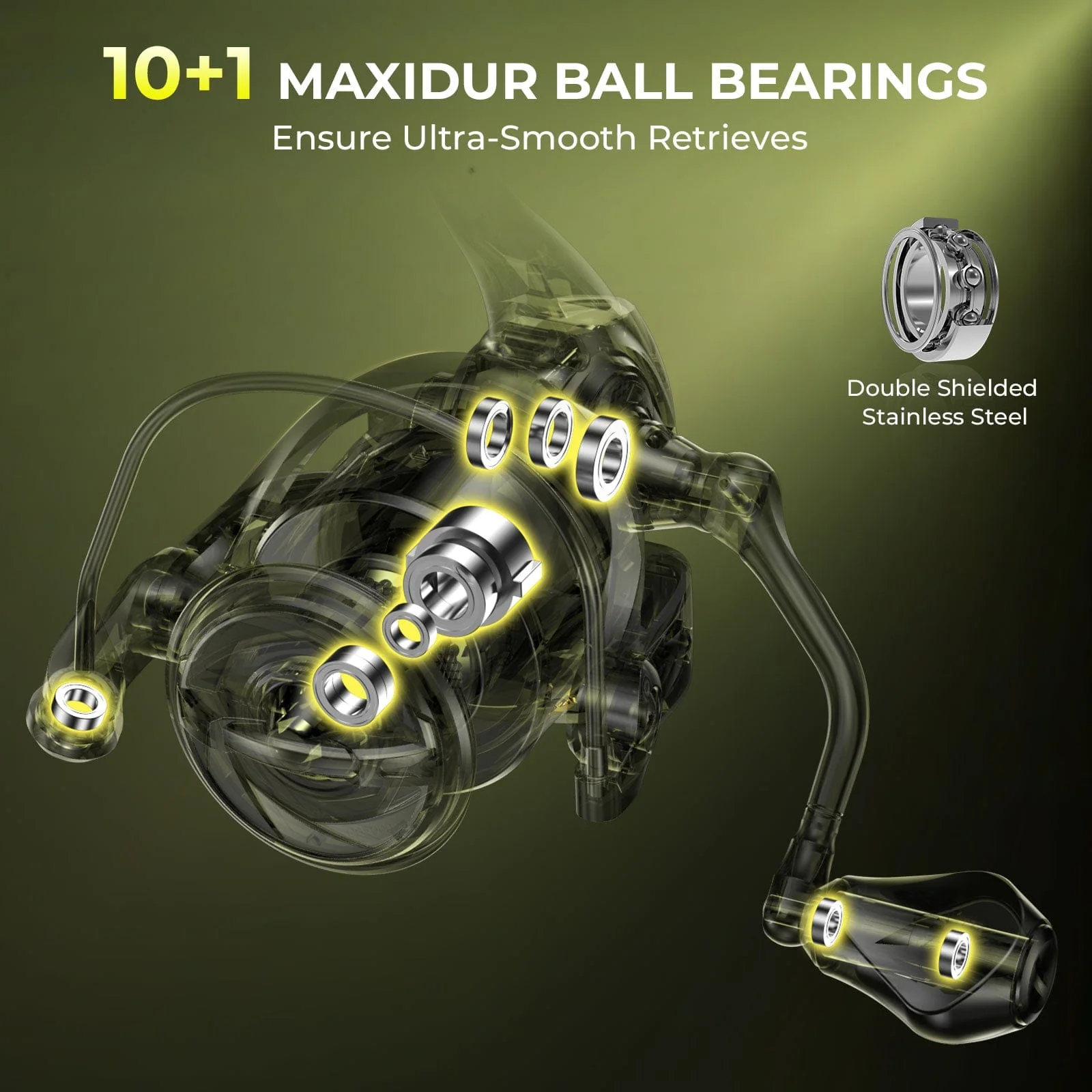 KastKing Sharky X Spinning Fishing Reel - Image 4