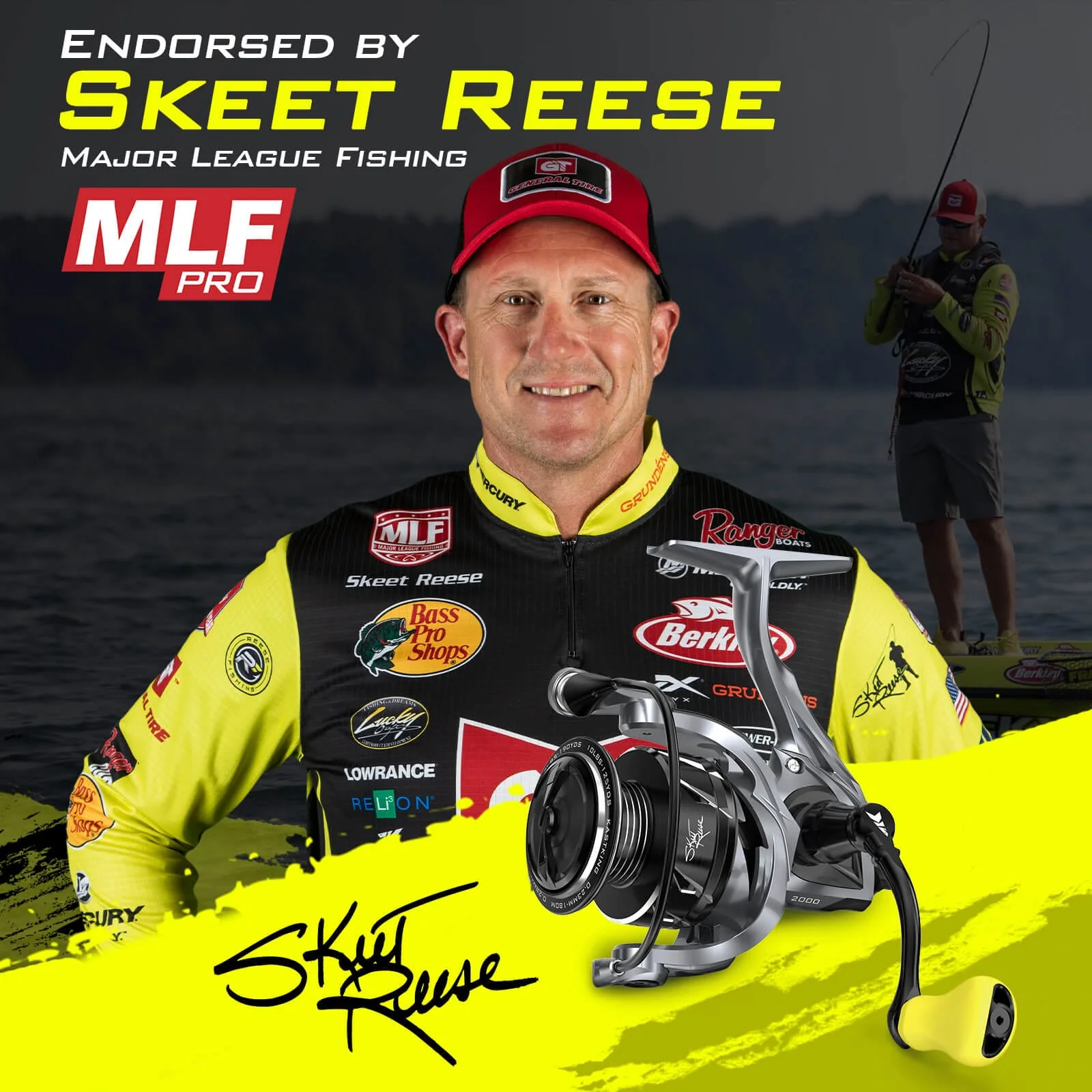 KastKing Skeet Reese Icon and Verus Spinning Fishing Rod and Reel Combo - Image 20