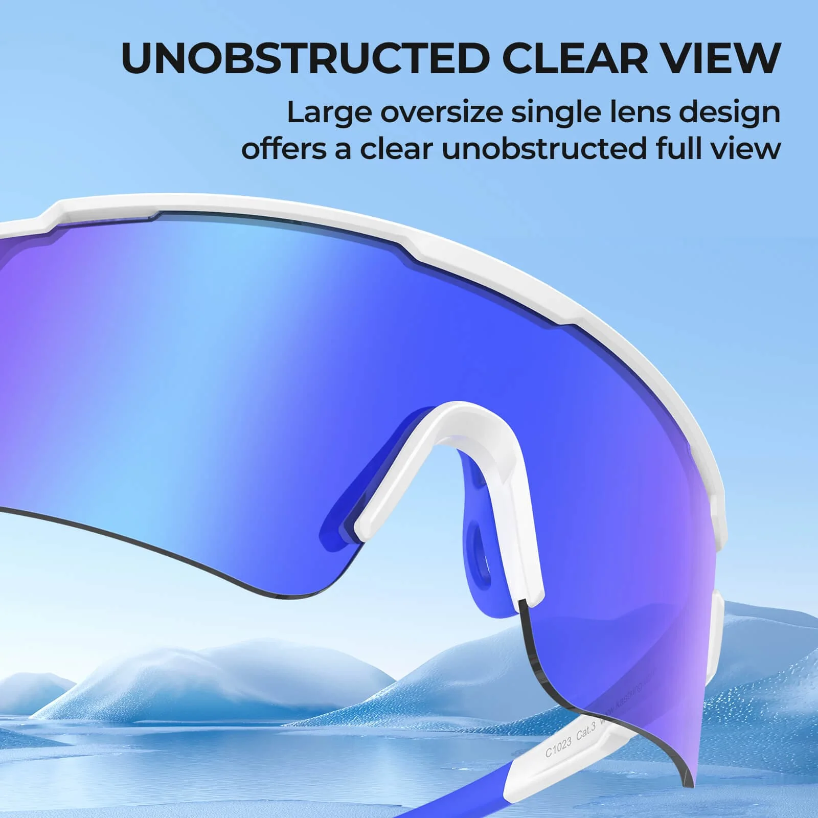 KastKing Skinner Polarized Large UV Protection Sport Sunglasses - Image 9