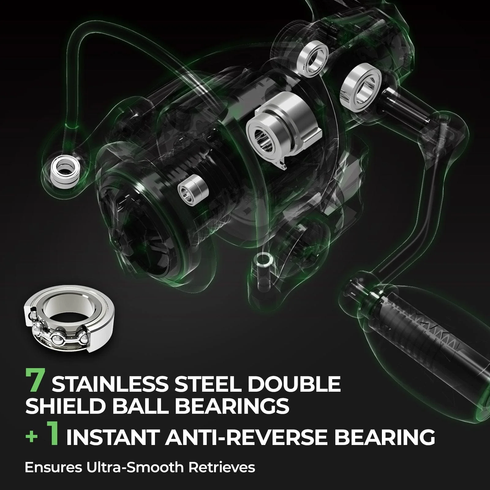 KastKing Spartacus II Spinning Fishing Reel - Image 11
