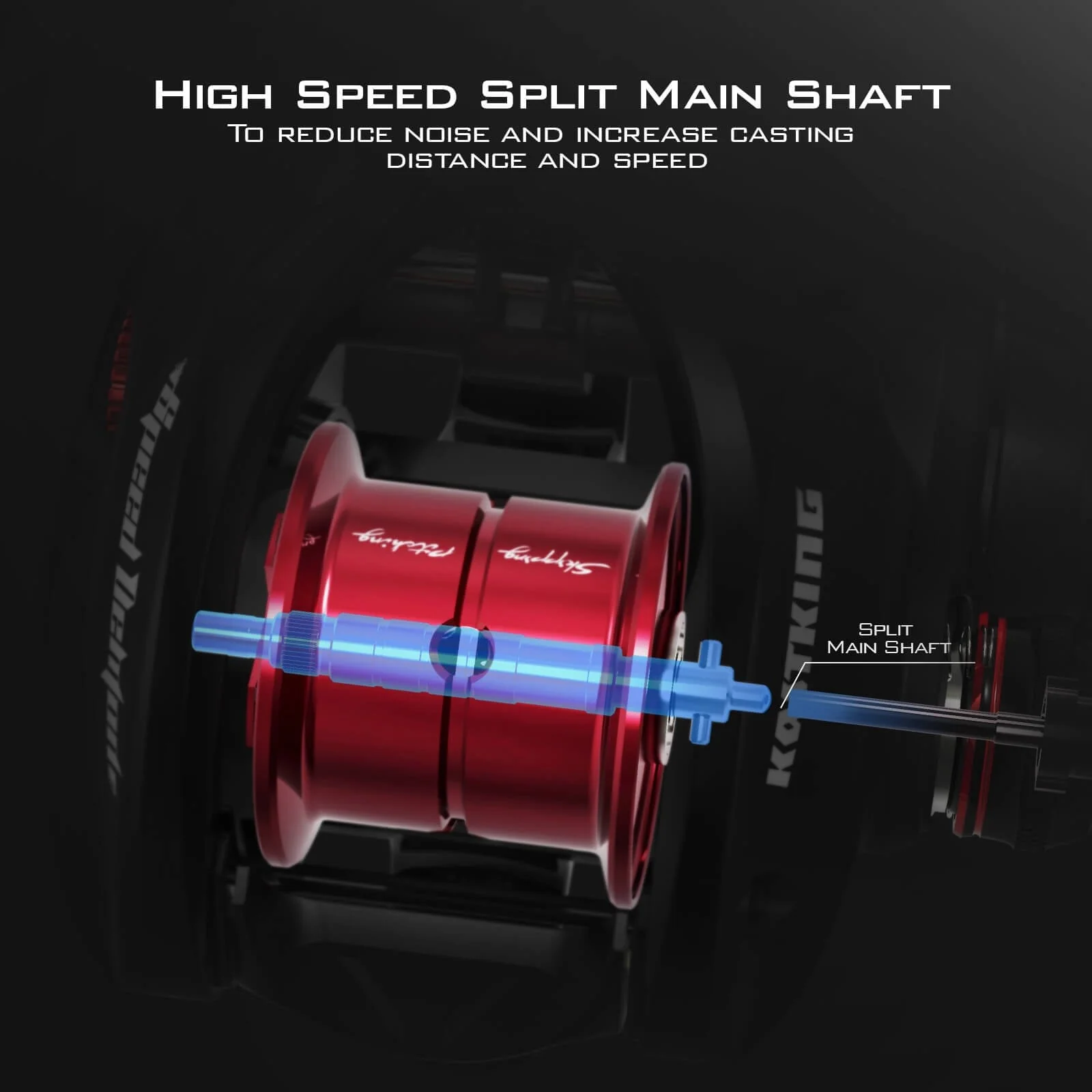 KastKing Speed Demon Elite Skipping Baitcasting Reel - Image 11