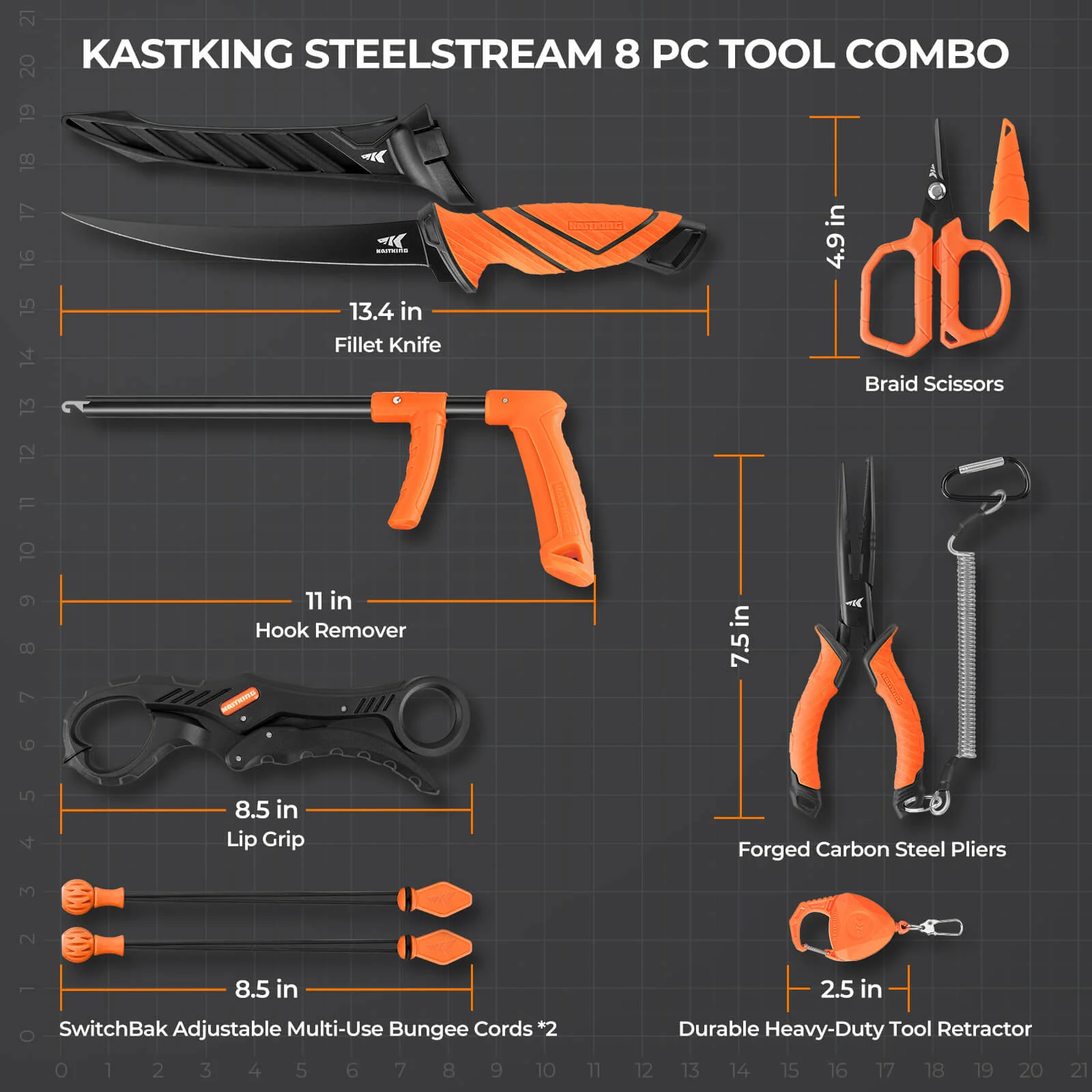 KastKing SteelStream Fishing Tool Kit - Image 8