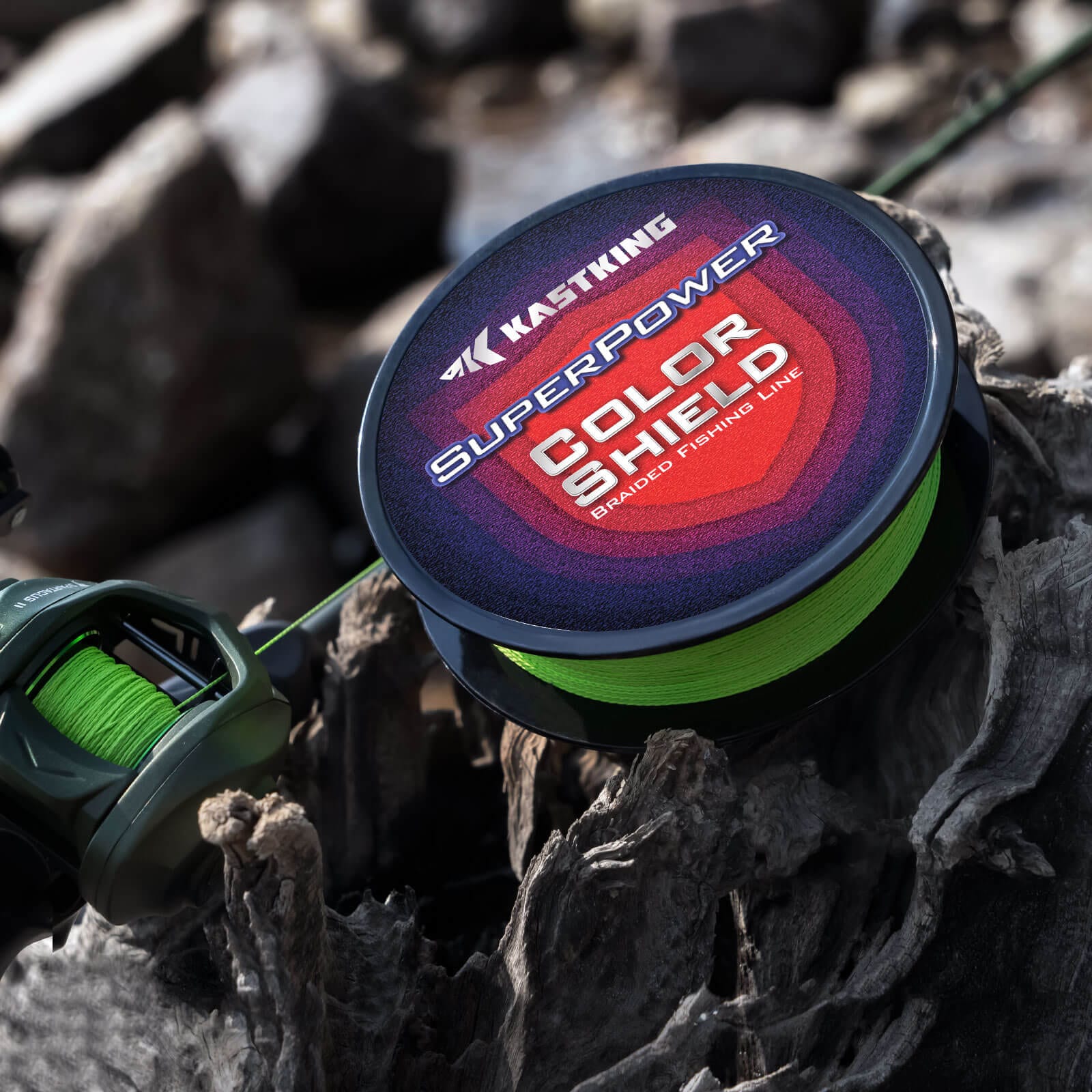 KastKing SuperPower ColorShield Braided Fishing line - 150YDS - Image 8